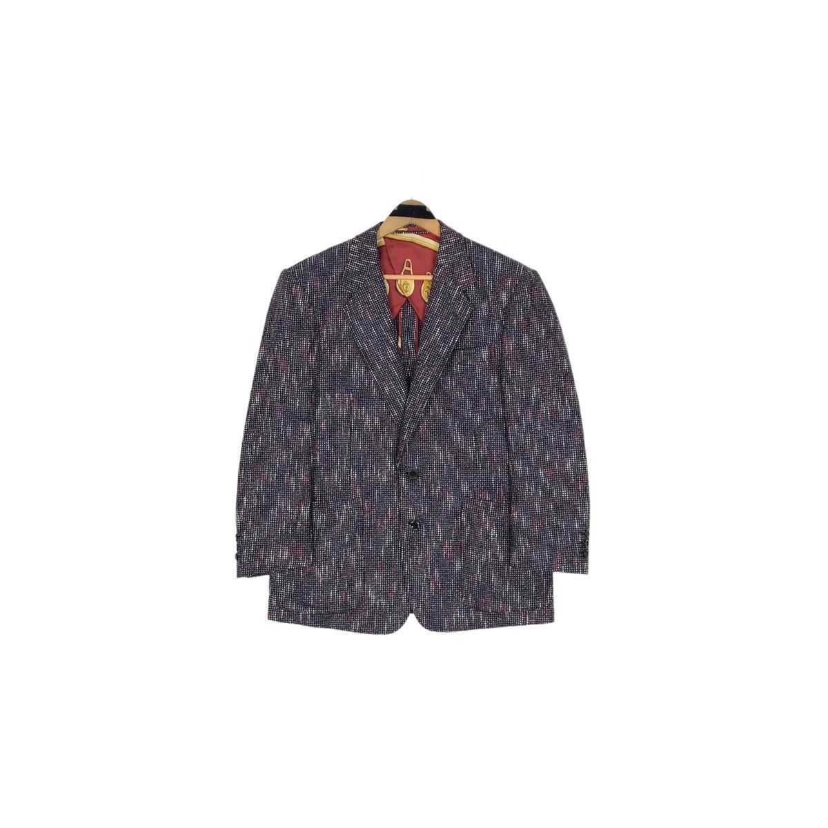Vintage Trussardi Single Breasted Wool Tweed Coat