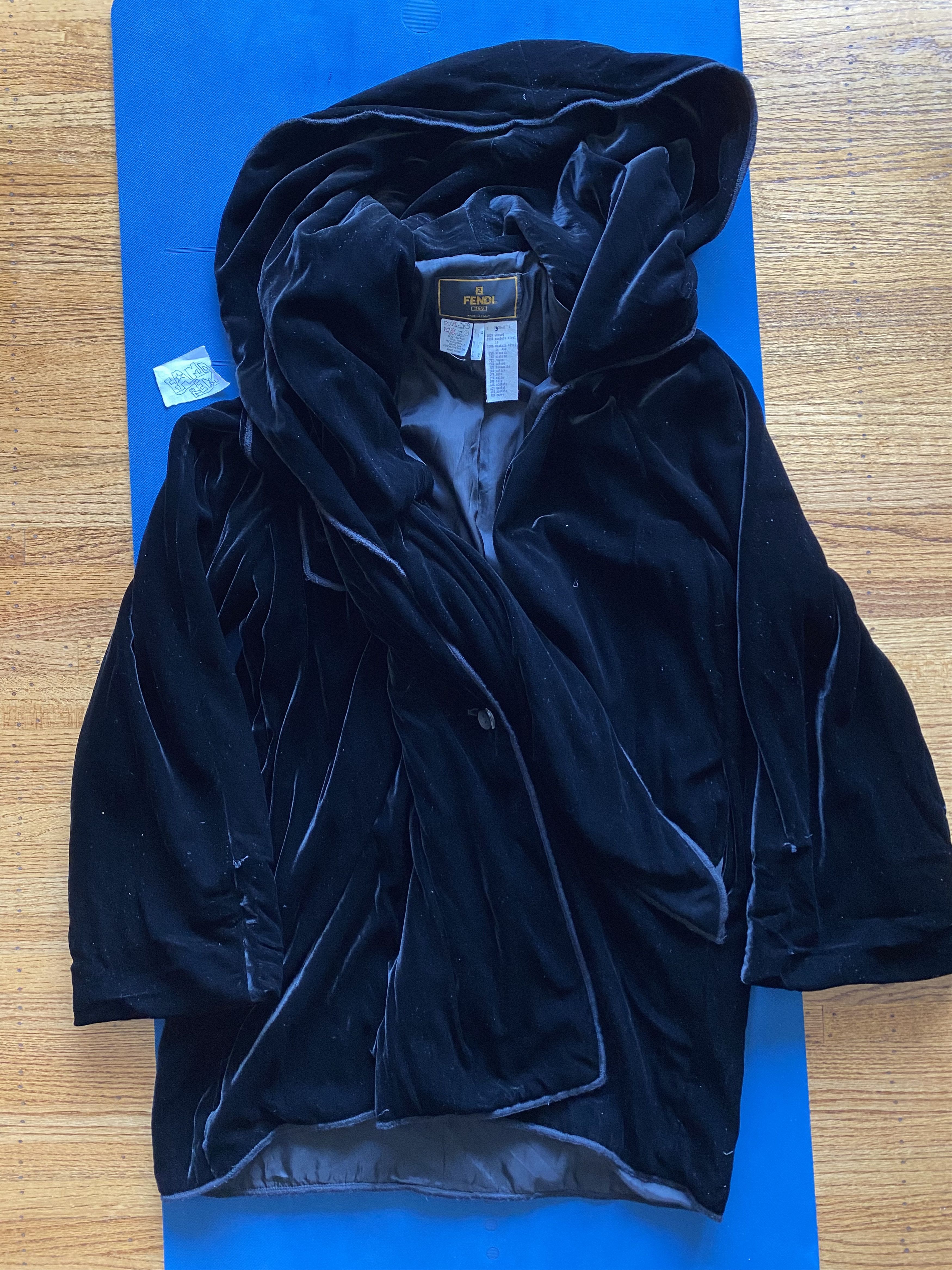 Fendi Fendi 365 Velvet Cowled Robe | Grailed
