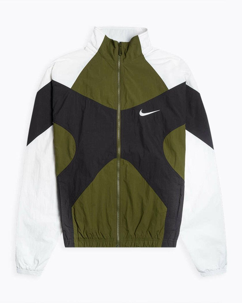 Nike NIKE RE-ISSUE RETRO JACKET BLACK, LEGION GREEN & WHITE XS Size US XS / EU 42 / 0 - 9 Thumbnail
