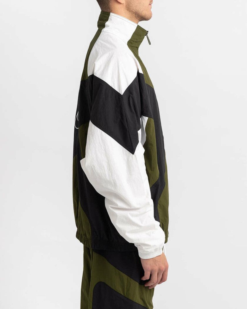 Nike NIKE RE-ISSUE RETRO JACKET BLACK, LEGION GREEN & WHITE XS Size US XS / EU 42 / 0 - 16 Thumbnail