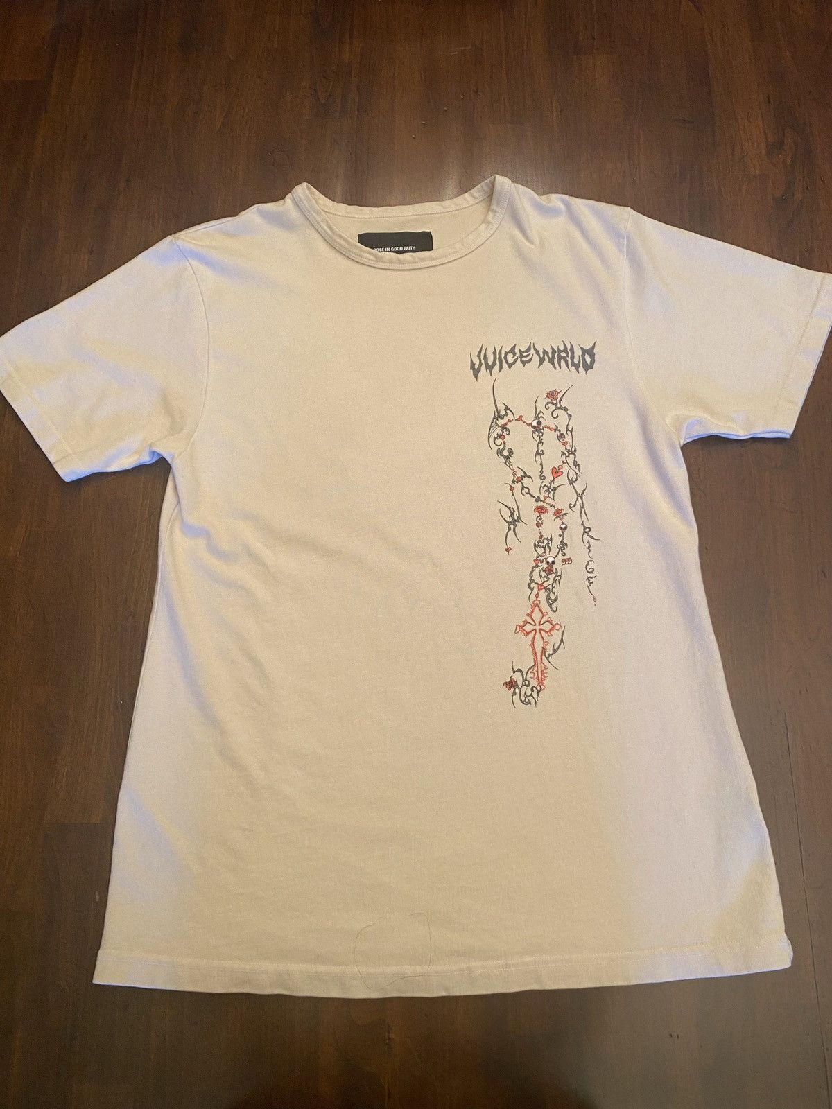 999 Club Rose In Good Faith Broken Hearts Tee Size US M / EU 48-50 / 2 - 1 Thumbnail