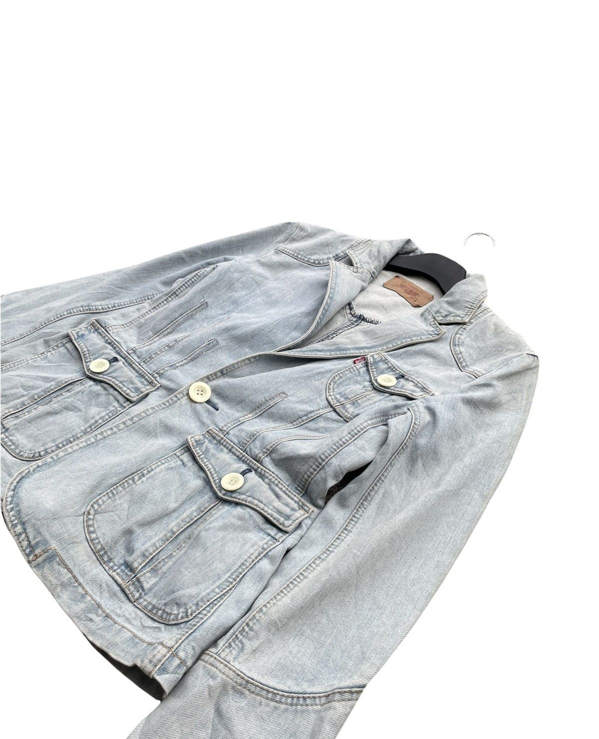 Levi's Vintage Levis 78552 2003 Aging Faded Denim Jacket Size US S / EU 44-46 / 1 - 2 Thumbnail