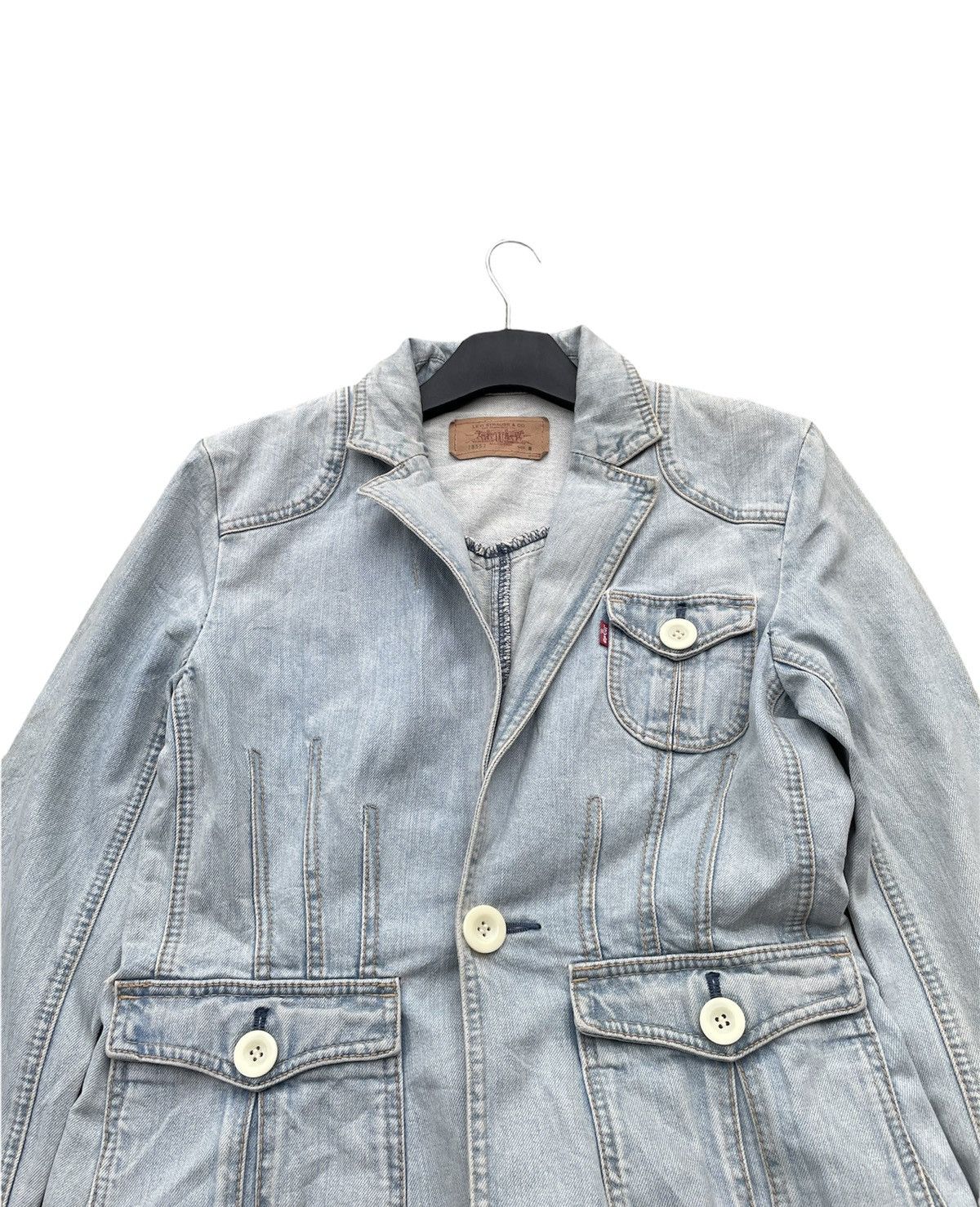 Levi's Vintage Levis 78552 2003 Aging Faded Denim Jacket Size US S / EU 44-46 / 1 - 3 Thumbnail