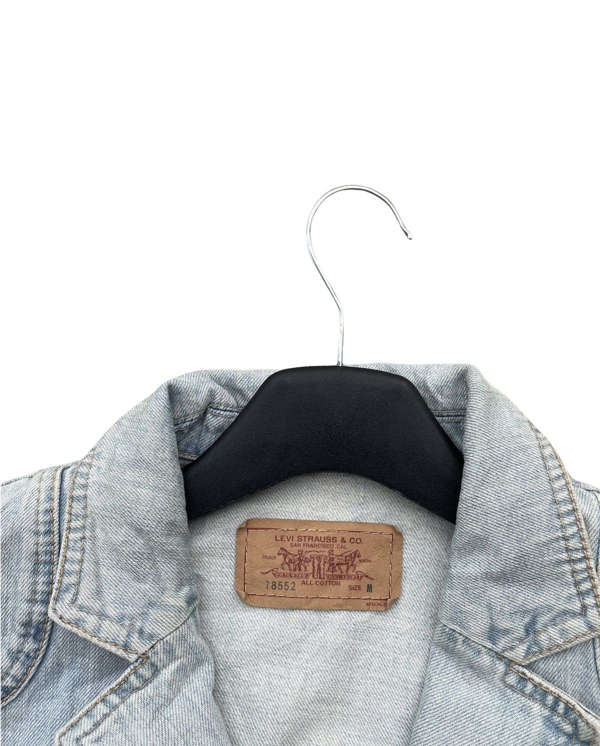 Levi's Vintage Levis 78552 2003 Aging Faded Denim Jacket Size US S / EU 44-46 / 1 - 5 Thumbnail
