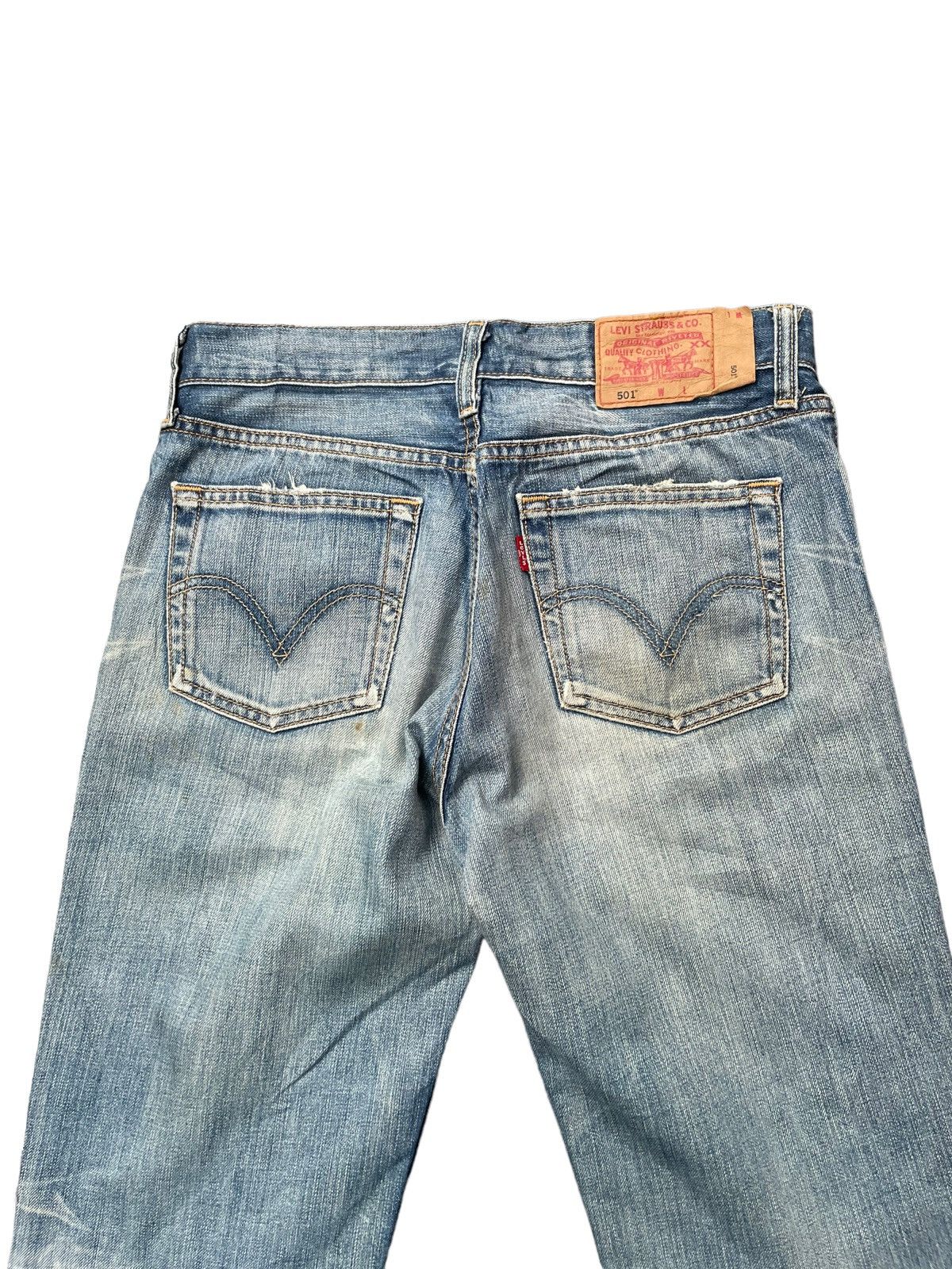 Levi's × Vintage Vintage 2004 Levis Women 501 Distresed Size 30" / US 8 / IT 44 - 7 Thumbnail
