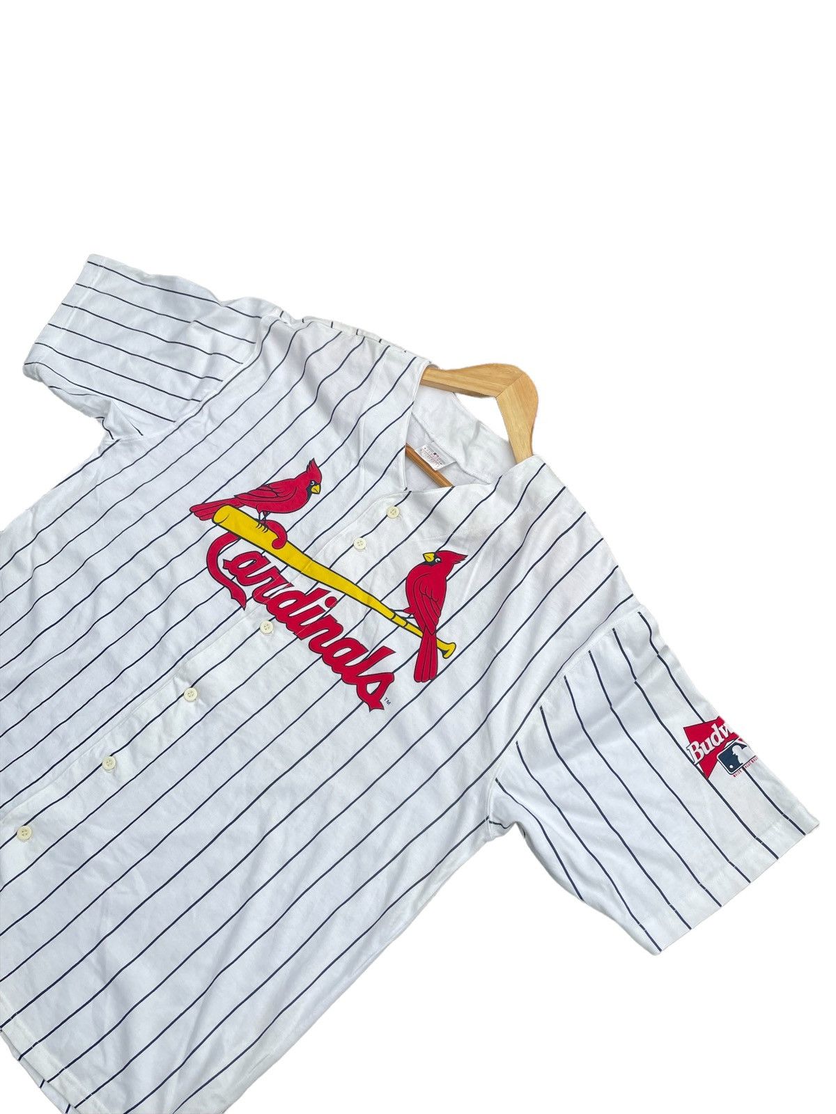 MLB St Louis Cardinals Budweiser Jersey Size US XL / EU 56 / 4 - 2 Thumbnail