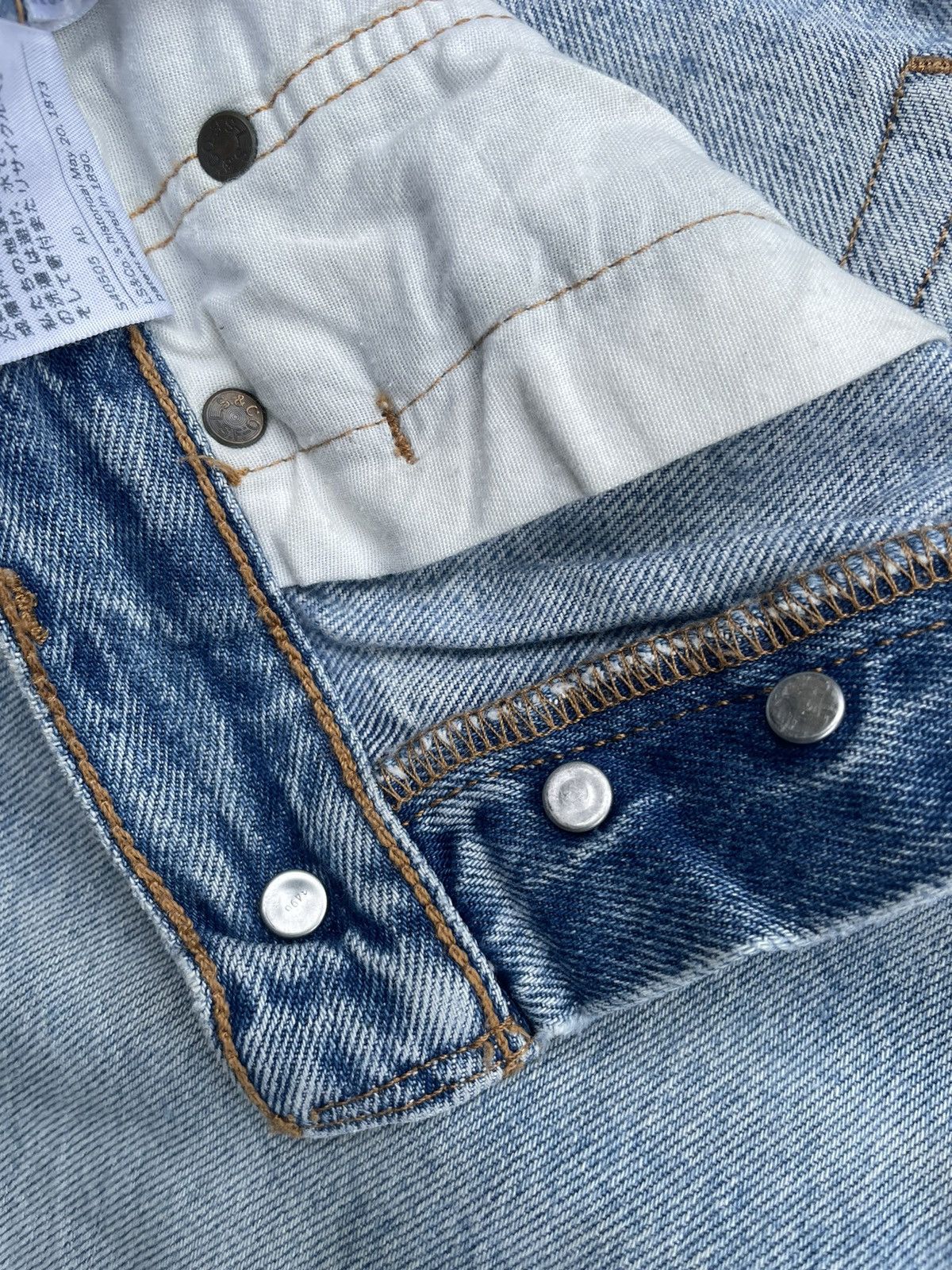 Levi's Levis 501 E Skinny Distresed Denim Size US 29 - 19 Thumbnail