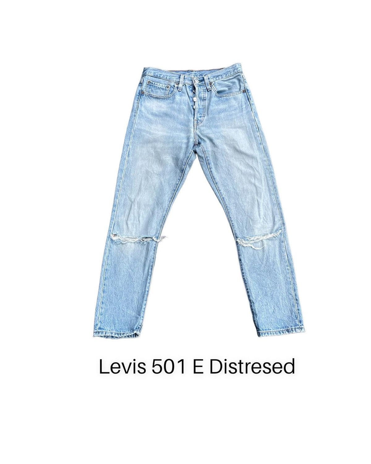 Levi's Levis 501 E Skinny Distresed Denim Size US 29 - 1 Thumbnail