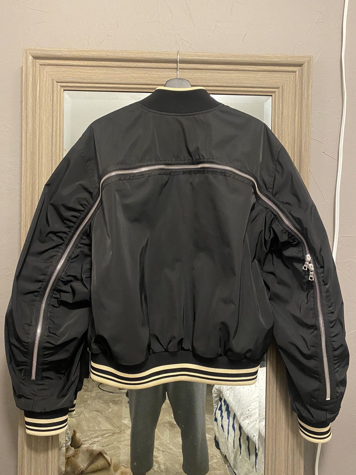 Dries Van Noten Vellow Backzip Bomber Jacket