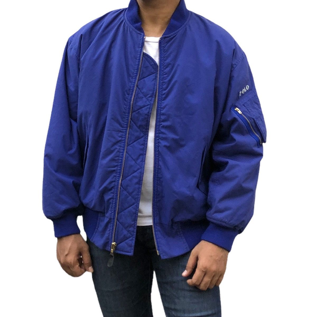 Polo Ralph Lauren Vintage Polo by Ralph Lauren Bomber Jacket Size US L / EU 52-54 / 3 - 8 Thumbnail