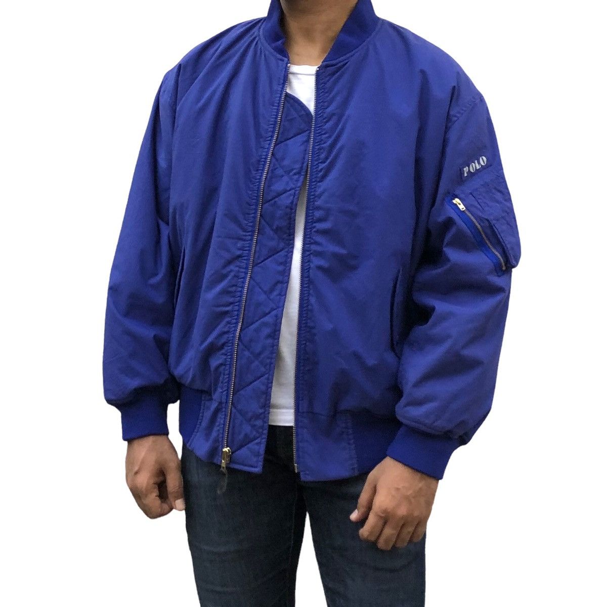 Polo Ralph Lauren Vintage Polo by Ralph Lauren Bomber Jacket Size US L / EU 52-54 / 3 - 1 Thumbnail