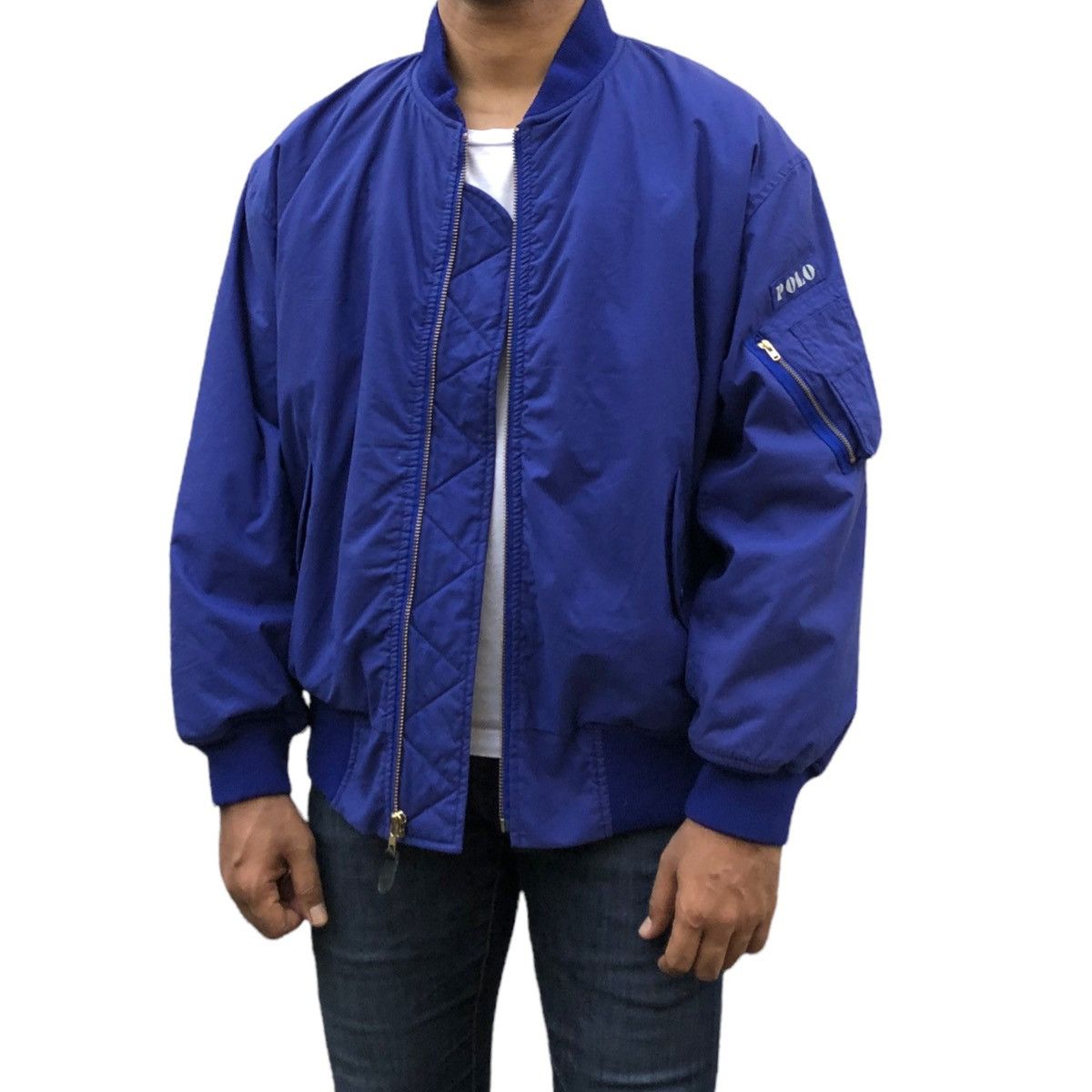 Polo Ralph Lauren Vintage Polo by Ralph Lauren Bomber Jacket Size US L / EU 52-54 / 3 - 2 Thumbnail