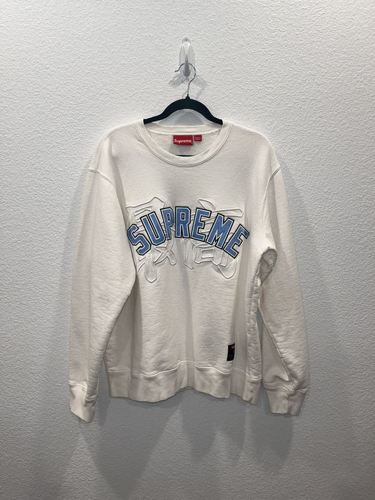 Supreme Supreme Kanji Logo Crewneck | Grailed