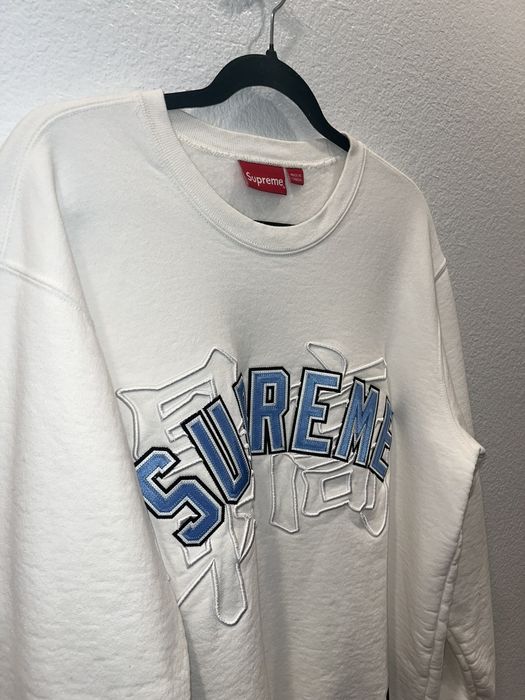 Supreme Supreme Kanji Logo Crewneck Grailed