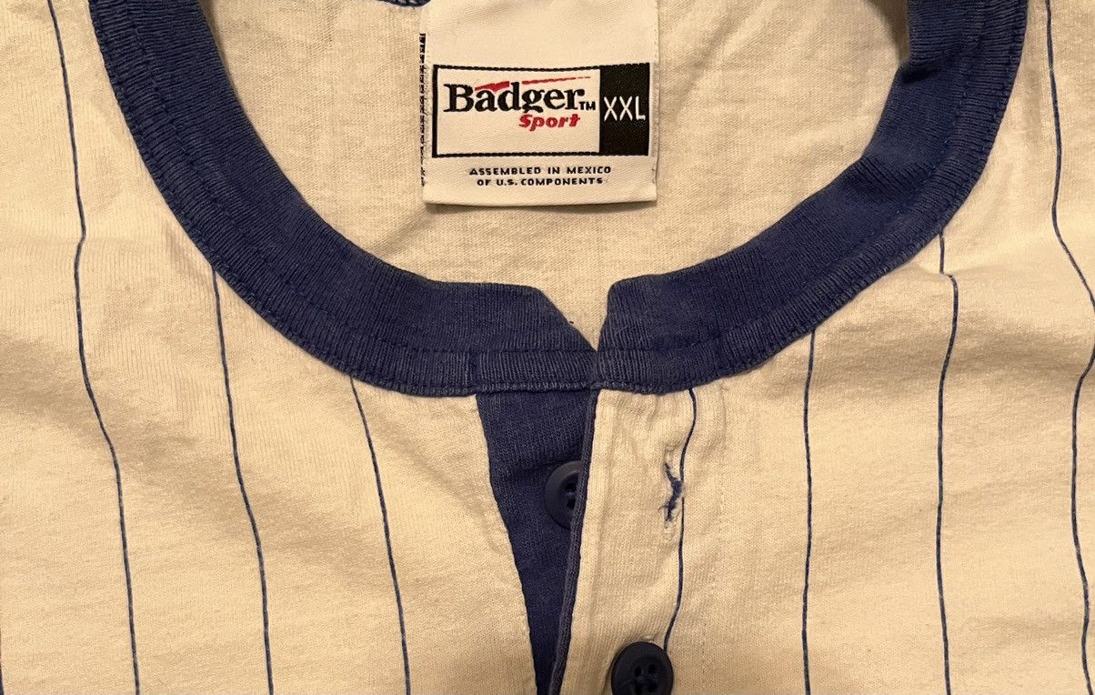 Vintage Vintage Jersey Style Henley Tee Size US XXL / EU 58 / 5 - 2 Thumbnail