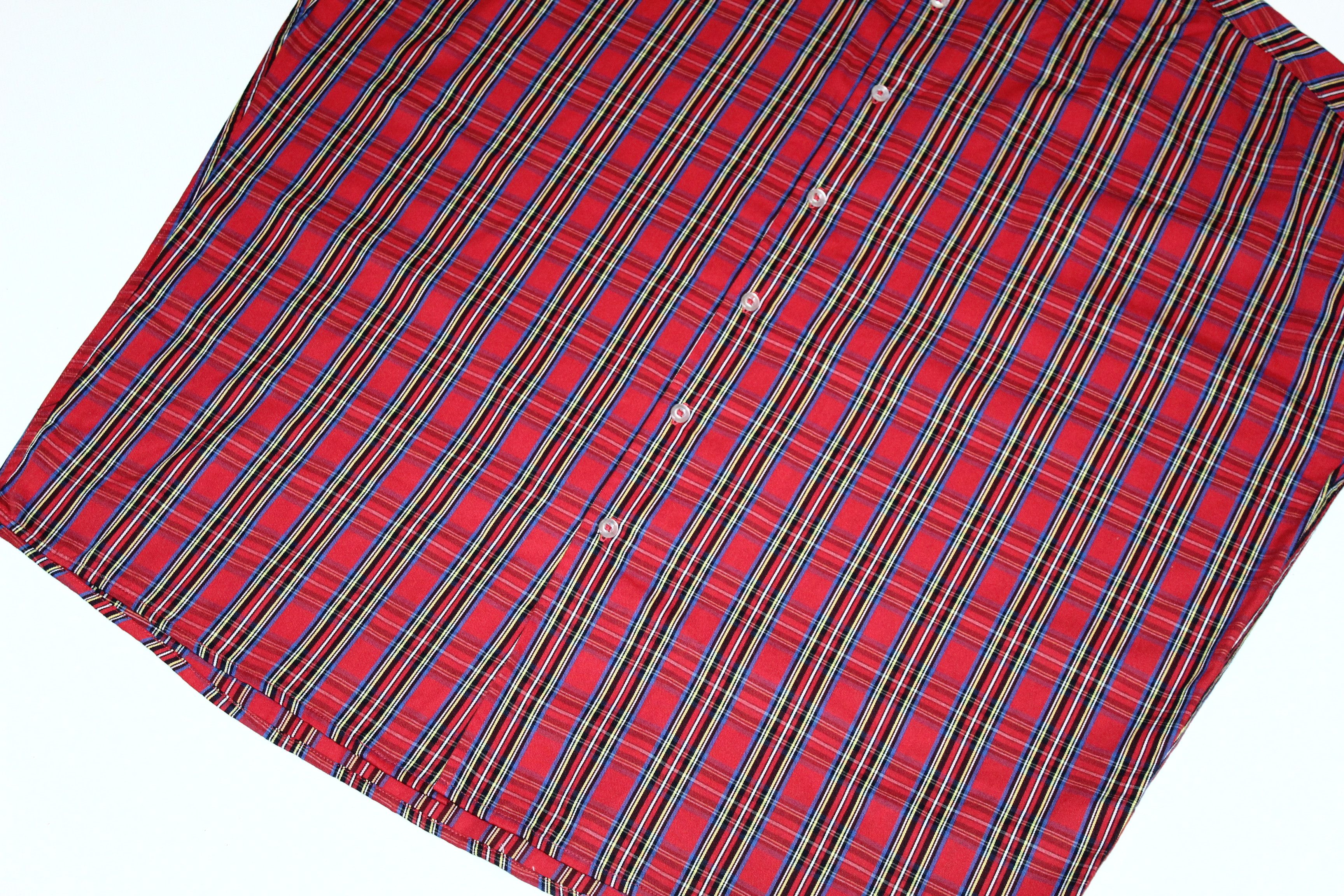 Japanese Brand VTG 🔥 BROWNY Japan Tartan Oversized Baggy Shirt Size US XL / EU 56 / 4 - 4 Thumbnail