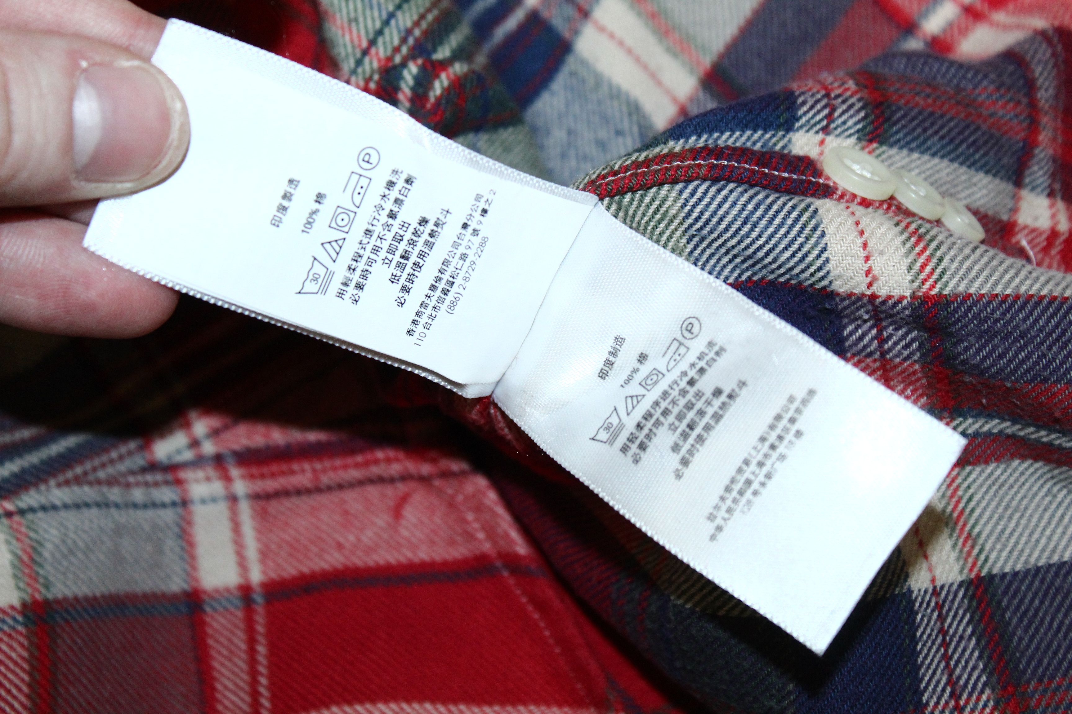 Flannel 💥Ralph Lauren Classic Fit Madras Rugged Flannel Shirt Size US S / EU 44-46 / 1 - 6 Thumbnail