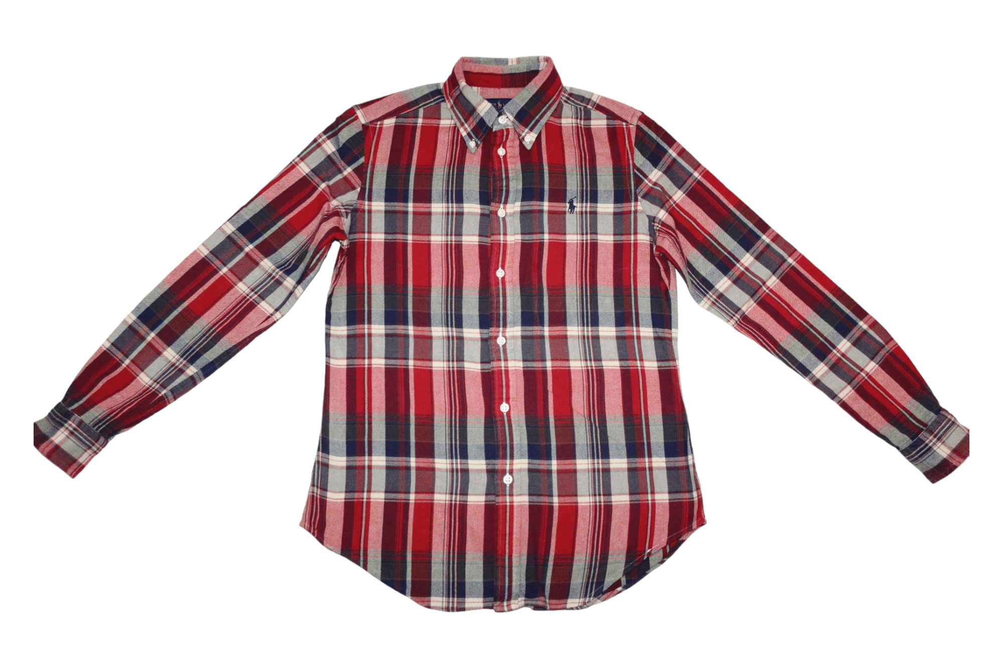 Flannel 💥Ralph Lauren Classic Fit Madras Rugged Flannel Shirt Size US S / EU 44-46 / 1 - 1 Thumbnail