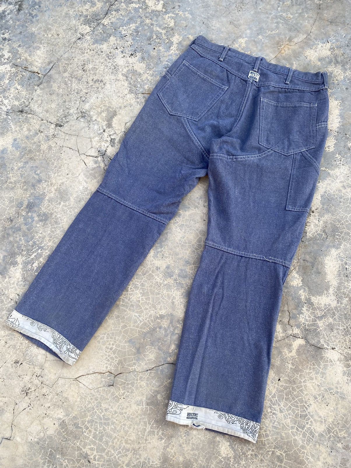 Japanese Brand Vintage Mad Hectic Denim Carpenter Pant Size US 34 / EU 50 - 2 Thumbnail