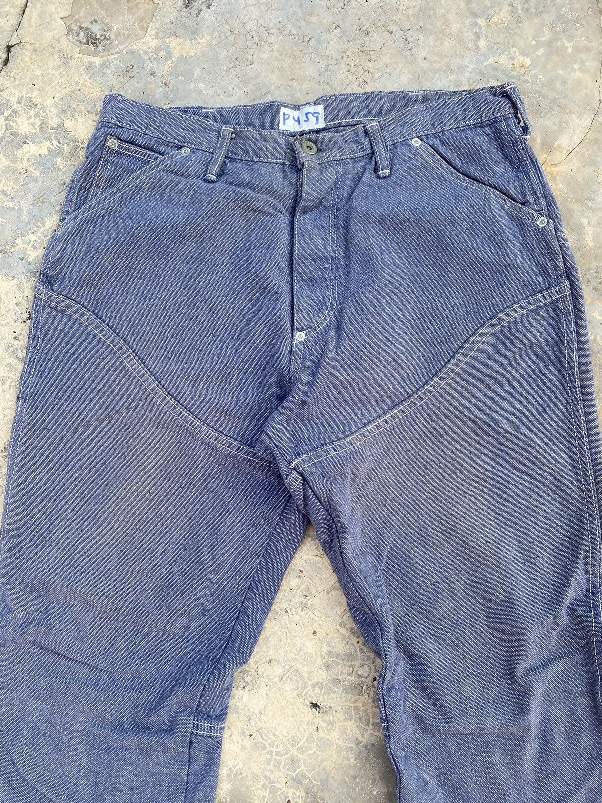 Japanese Brand Vintage Mad Hectic Denim Carpenter Pant Size US 34 / EU 50 - 3 Thumbnail