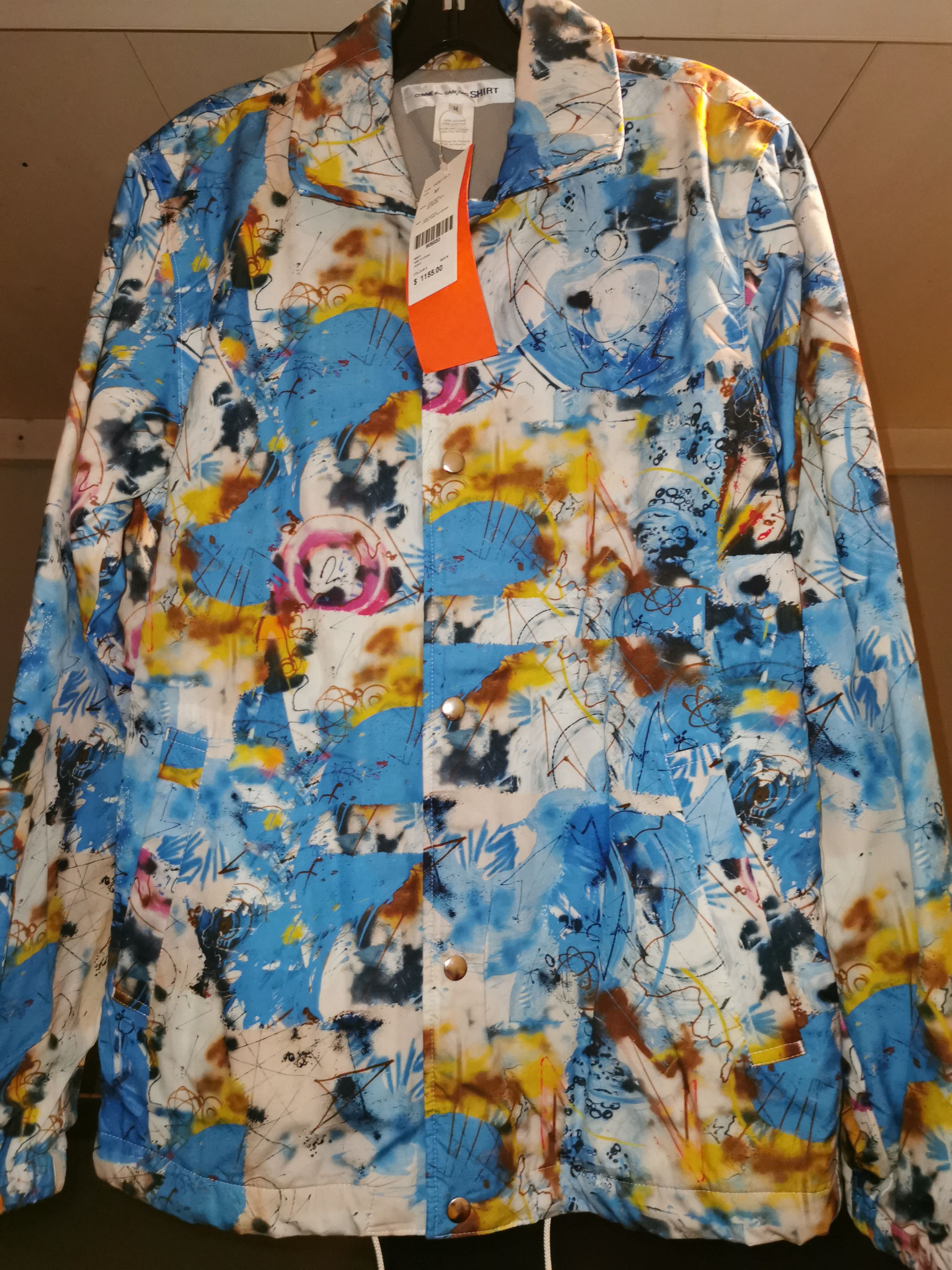 COMME DES GARÇONS X FUTURA lightweight jacket