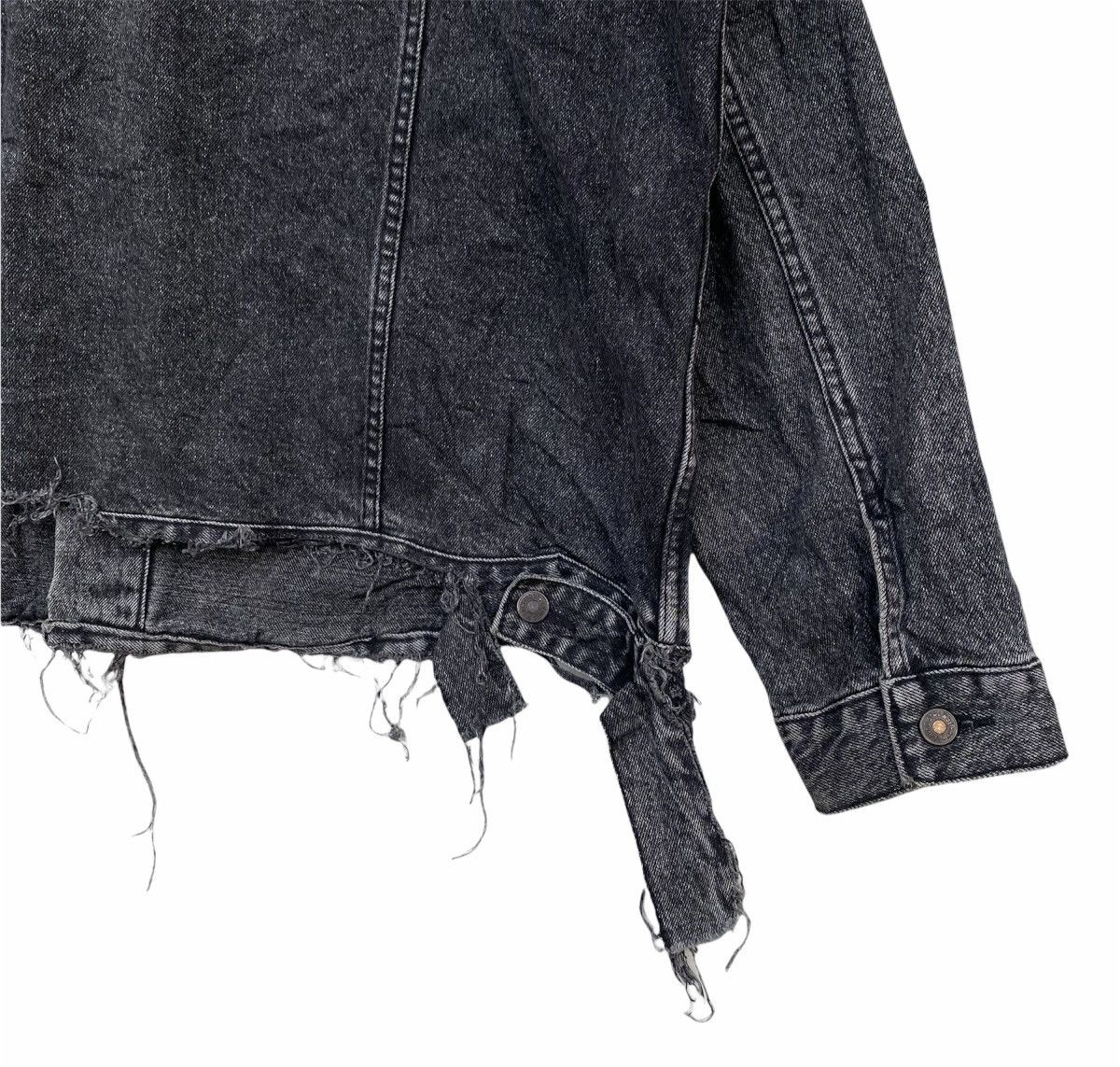 Japanese Brand Vintage Distressed Rauco House Custom Denim Jacket Size US XXL / EU 58 / 5 - 7 Thumbnail