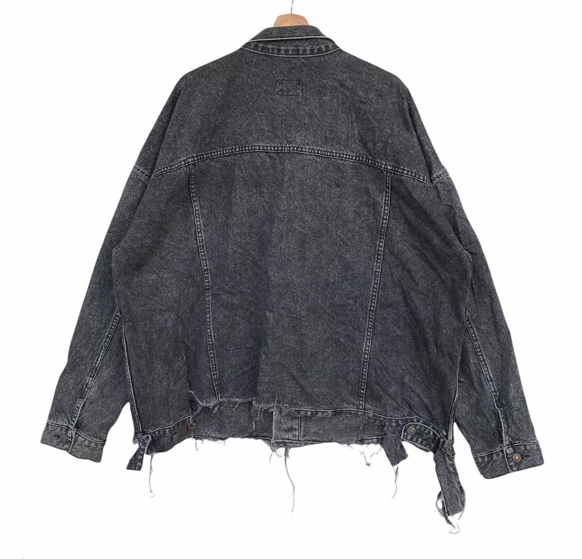 Japanese Brand Vintage Distressed Rauco House Custom Denim Jacket Size US XXL / EU 58 / 5 - 5 Thumbnail
