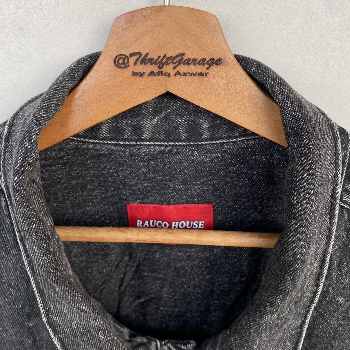 Japanese Brand Vintage Distressed Rauco House Custom Denim Jacket Size US XXL / EU 58 / 5 - 10 Thumbnail