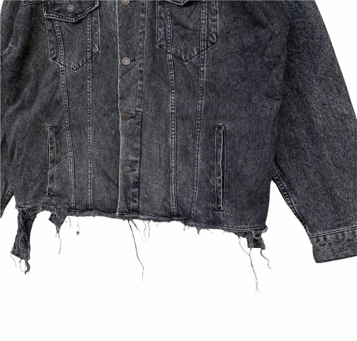 Japanese Brand Vintage Distressed Rauco House Custom Denim Jacket Size US XXL / EU 58 / 5 - 4 Thumbnail