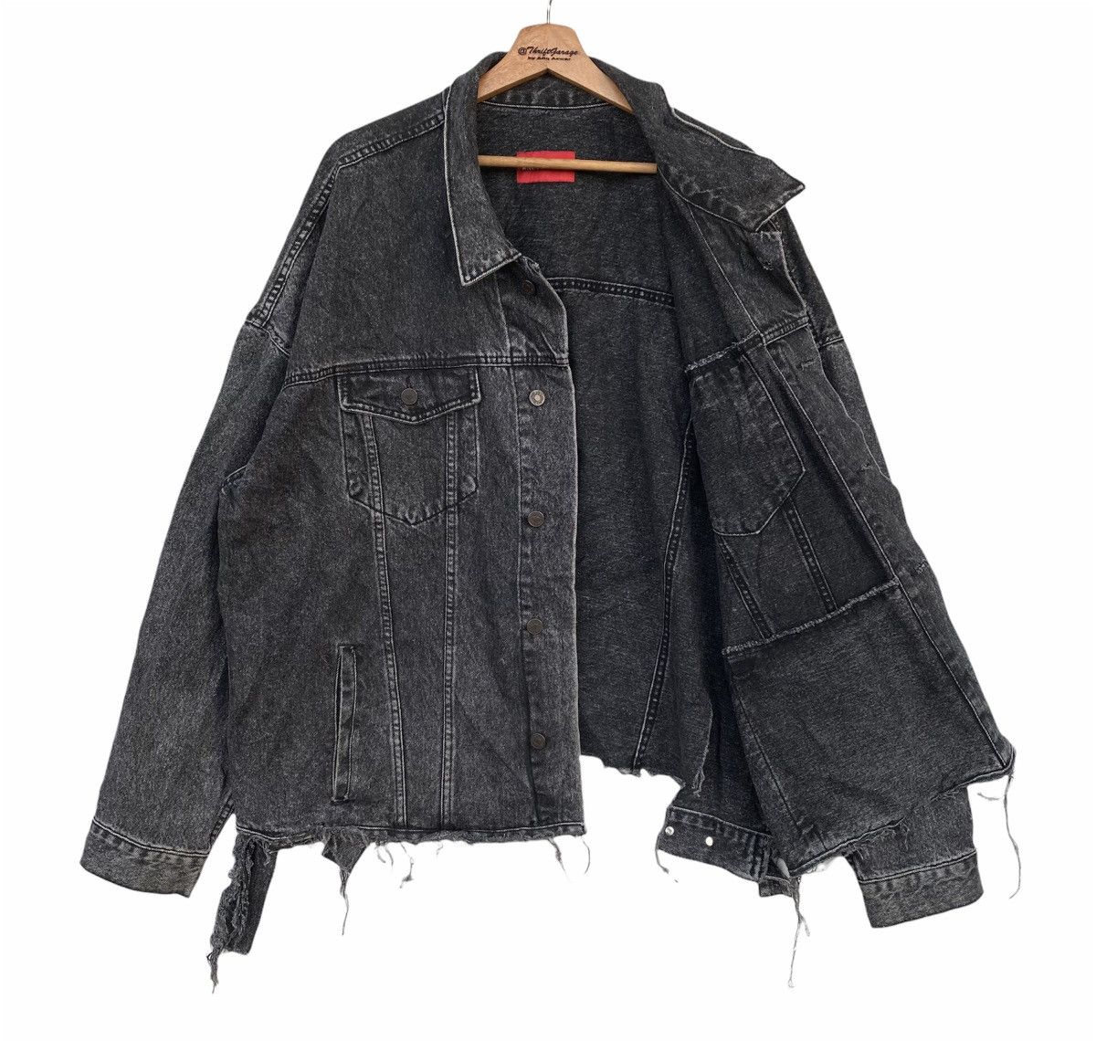 Japanese Brand Vintage Distressed Rauco House Custom Denim Jacket Size US XXL / EU 58 / 5 - 9 Thumbnail