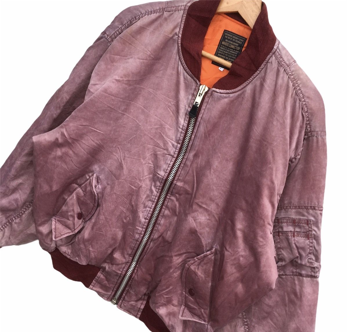 Japanese Brand Vtg Mandoc Connection Military Flight Jacket Size US L / EU 52-54 / 3 - 3 Thumbnail