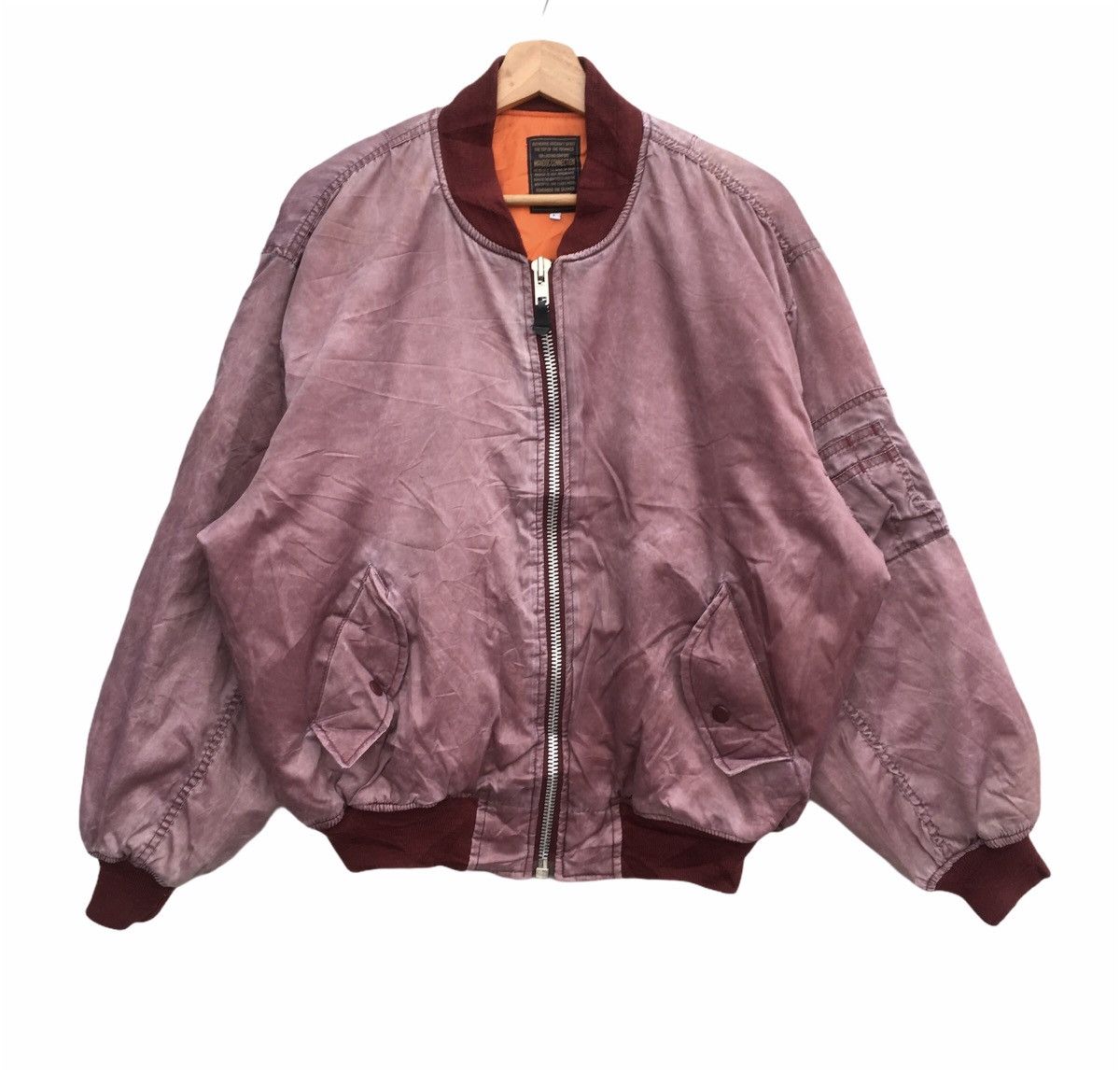 Japanese Brand Vtg Mandoc Connection Military Flight Jacket Size US L / EU 52-54 / 3 - 1 Thumbnail