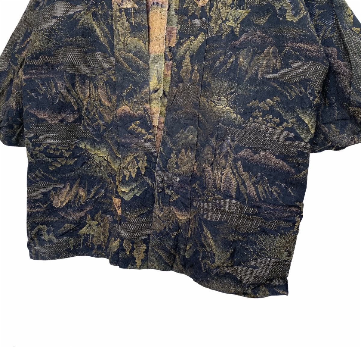 Japanese Brand × Vintage Haori Noragi Hanten Nature Mountain Natives Japanese Kimono Size US M / EU 48-50 / 2 - 3 Thumbnail