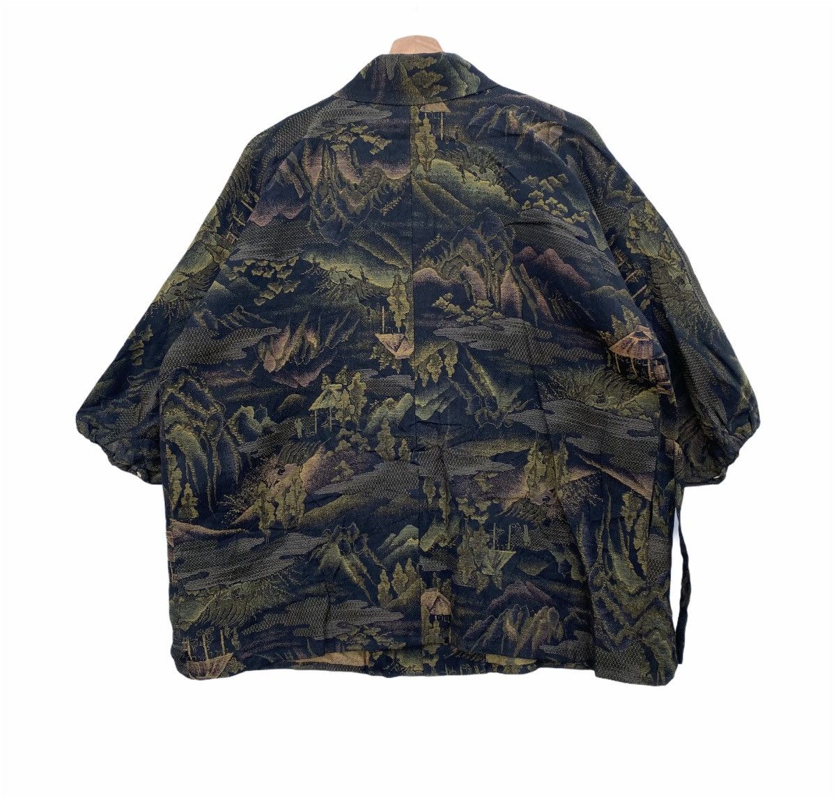 Japanese Brand × Vintage Haori Noragi Hanten Nature Mountain Natives Japanese Kimono Size US M / EU 48-50 / 2 - 5 Thumbnail