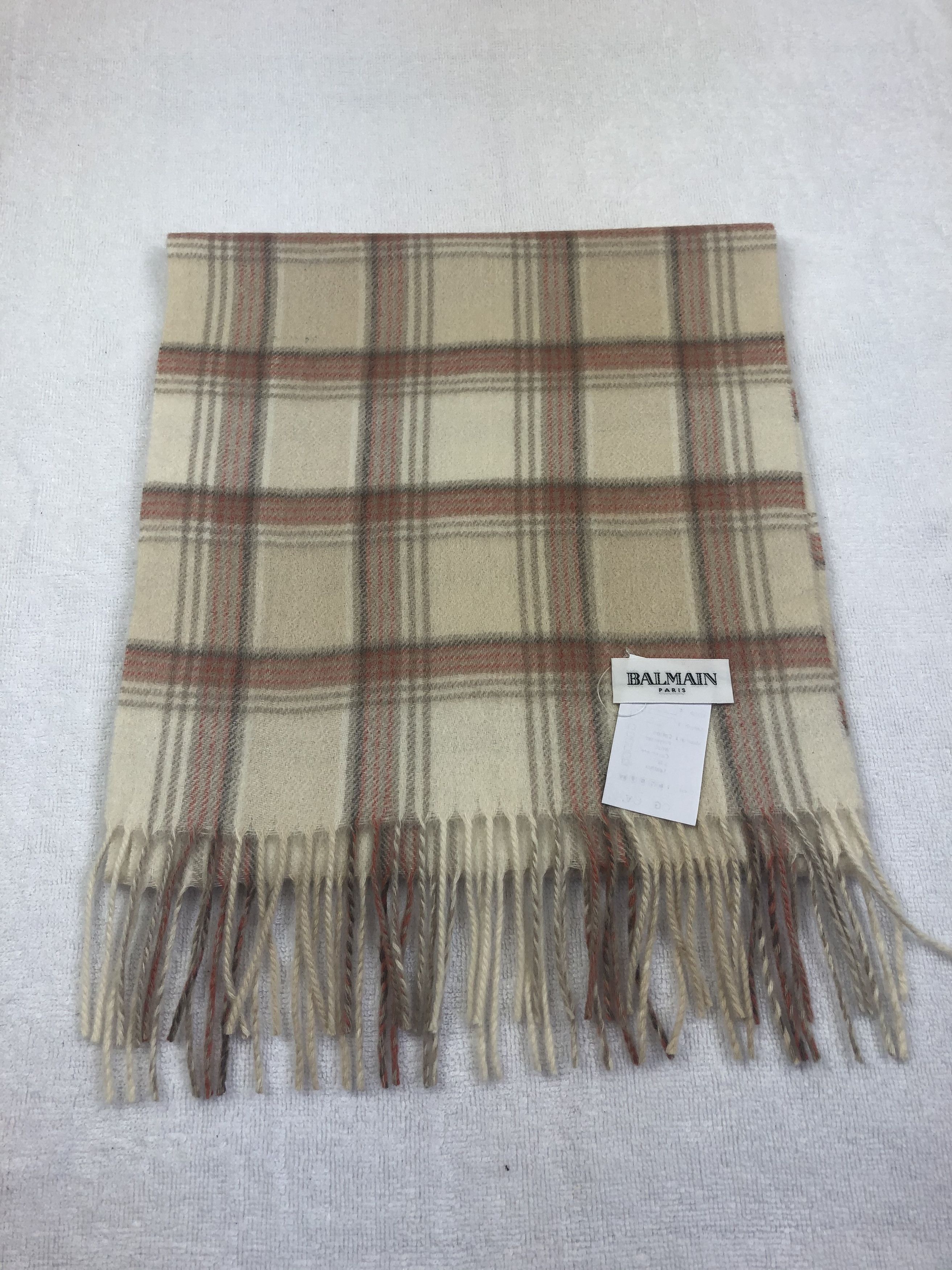 Pierre Balmain Balmain Cashmere Scarf / Muffler / Neckwear Size ONE SIZE - 3 Thumbnail