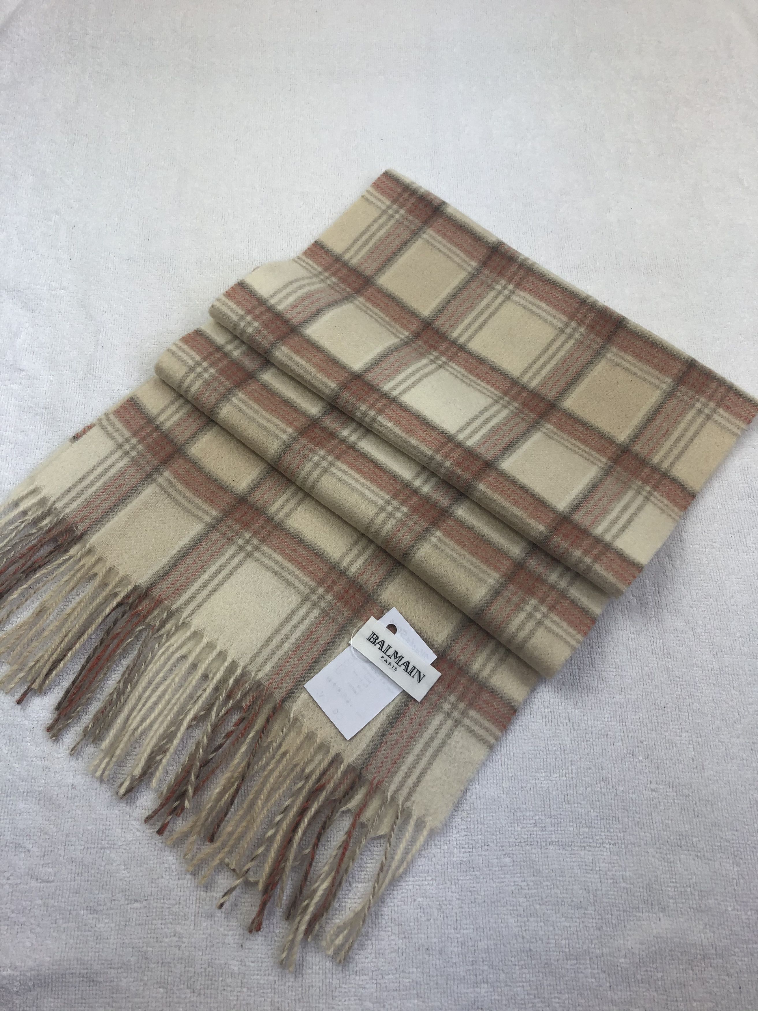 Pierre Balmain Balmain Cashmere Scarf / Muffler / Neckwear Size ONE SIZE - 2 Thumbnail