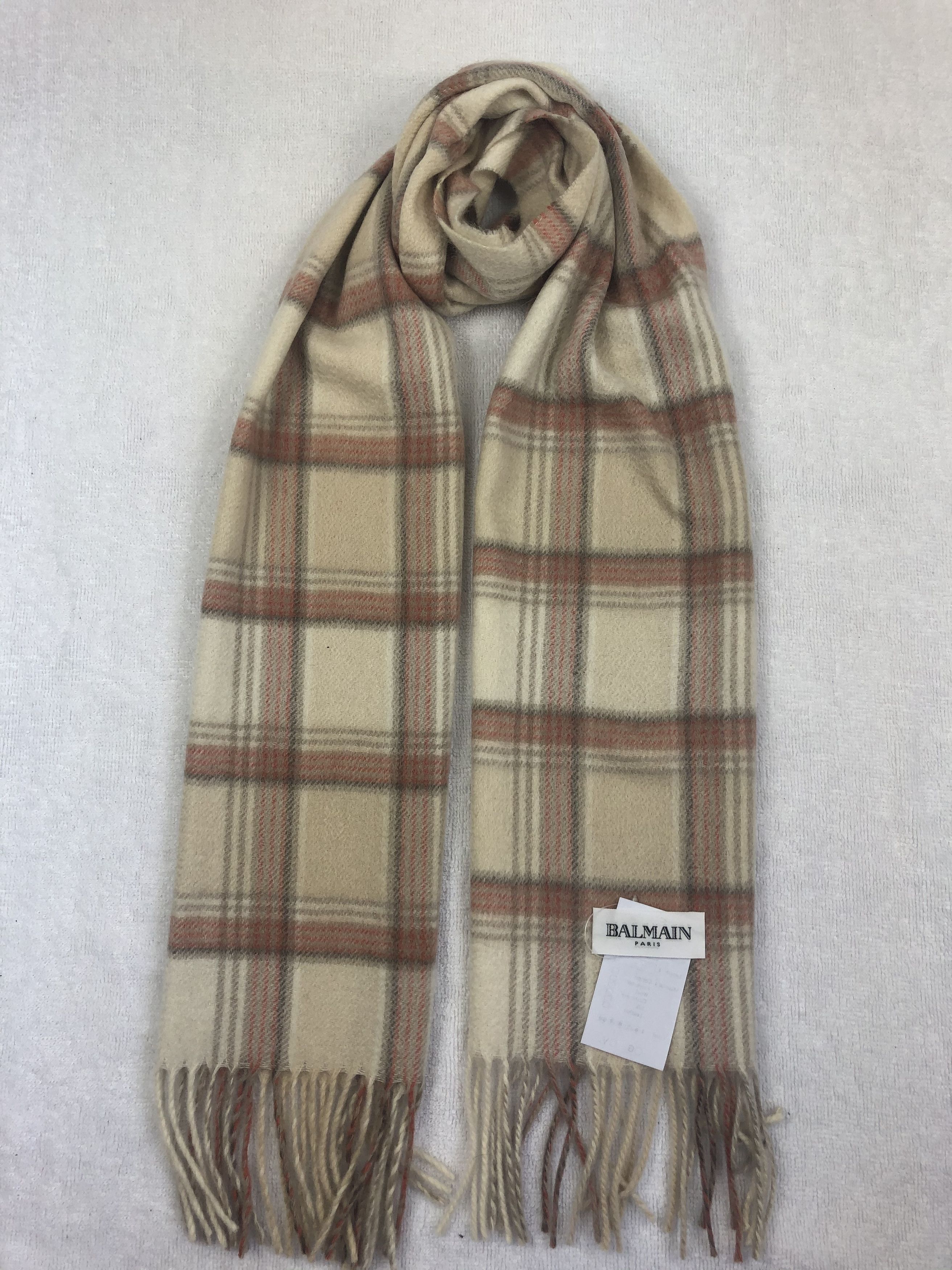 Pierre Balmain Balmain Cashmere Scarf / Muffler / Neckwear Size ONE SIZE - 1 Thumbnail