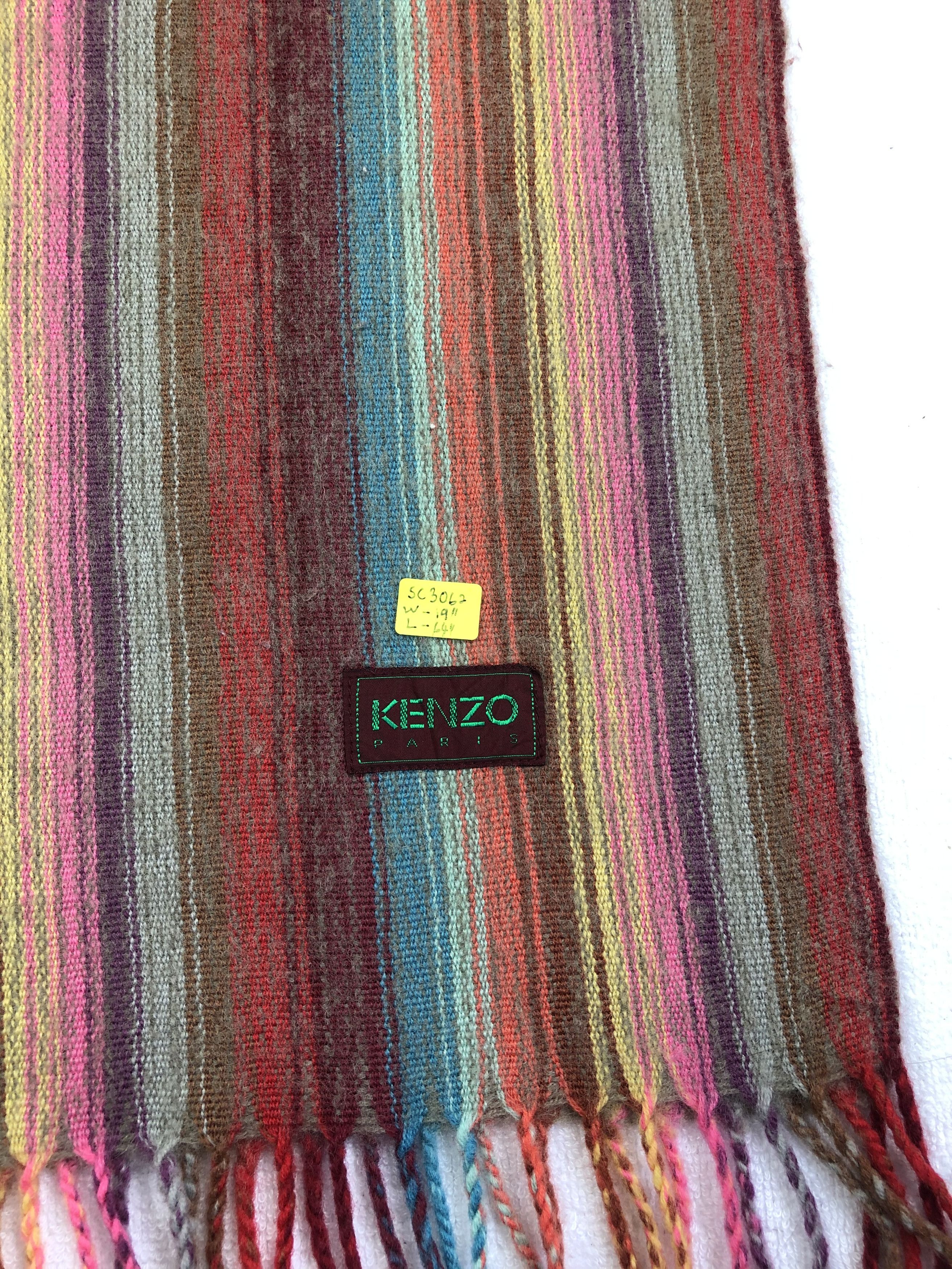 Kenzo Kenzo Big Scarf / Muffler / Neckwear Size ONE SIZE - 3 Thumbnail