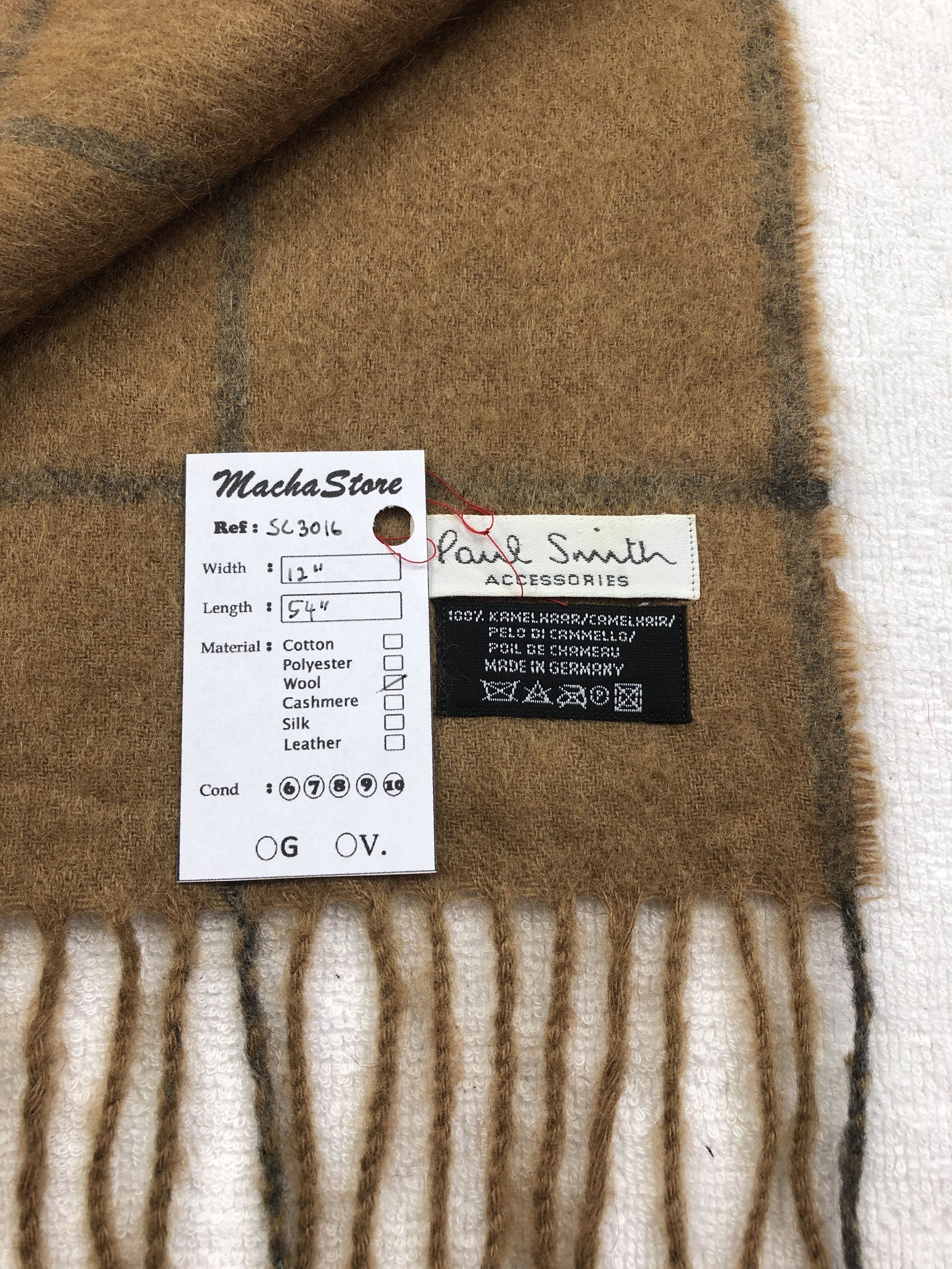 Paul Smith Paul Smith Cashmere Scarf / Muffler / Neckwear Size ONE SIZE - 3 Thumbnail