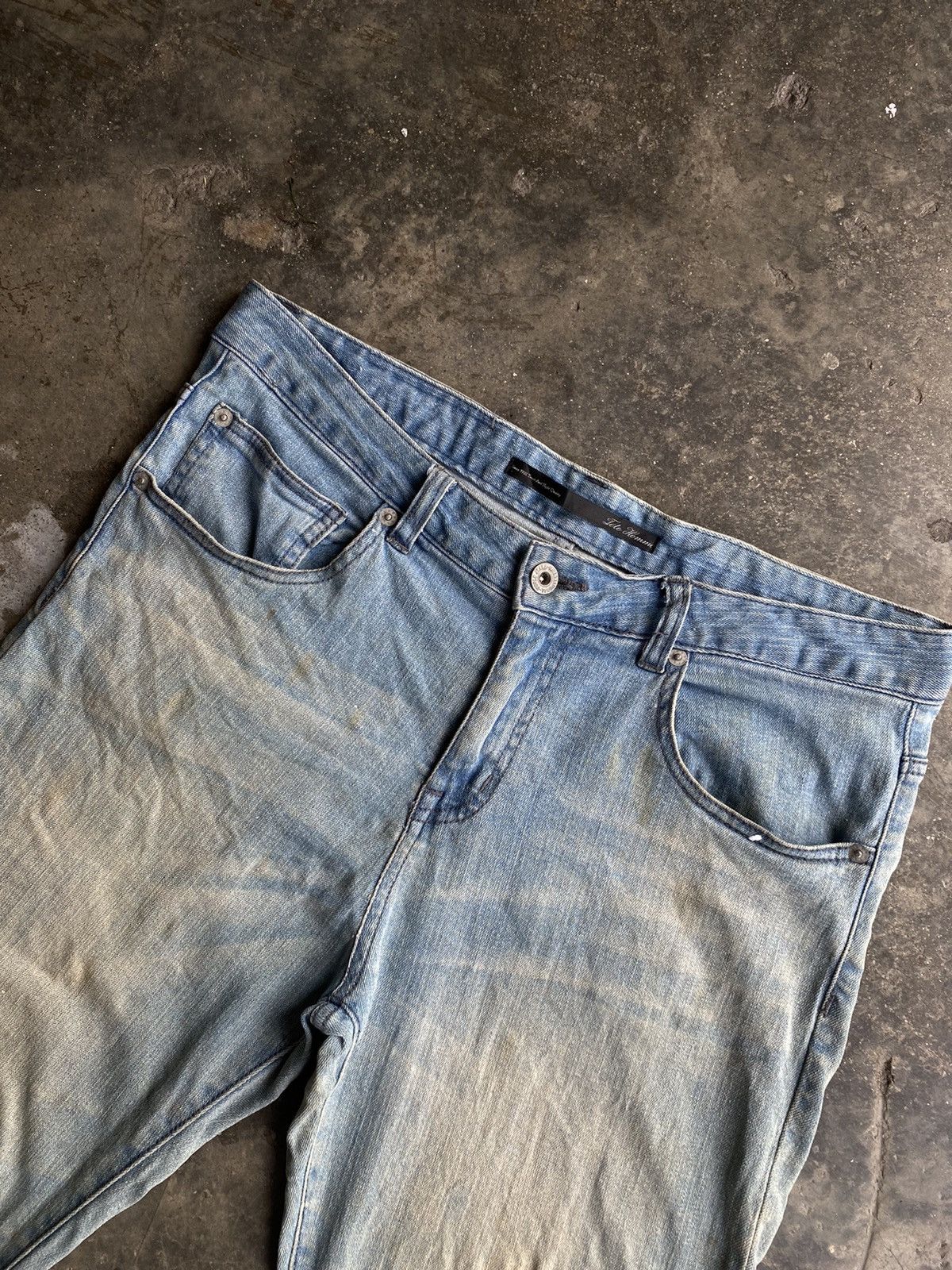 Issey Miyake Tete Homme Slim Jeans Size US 33 - 3 Thumbnail