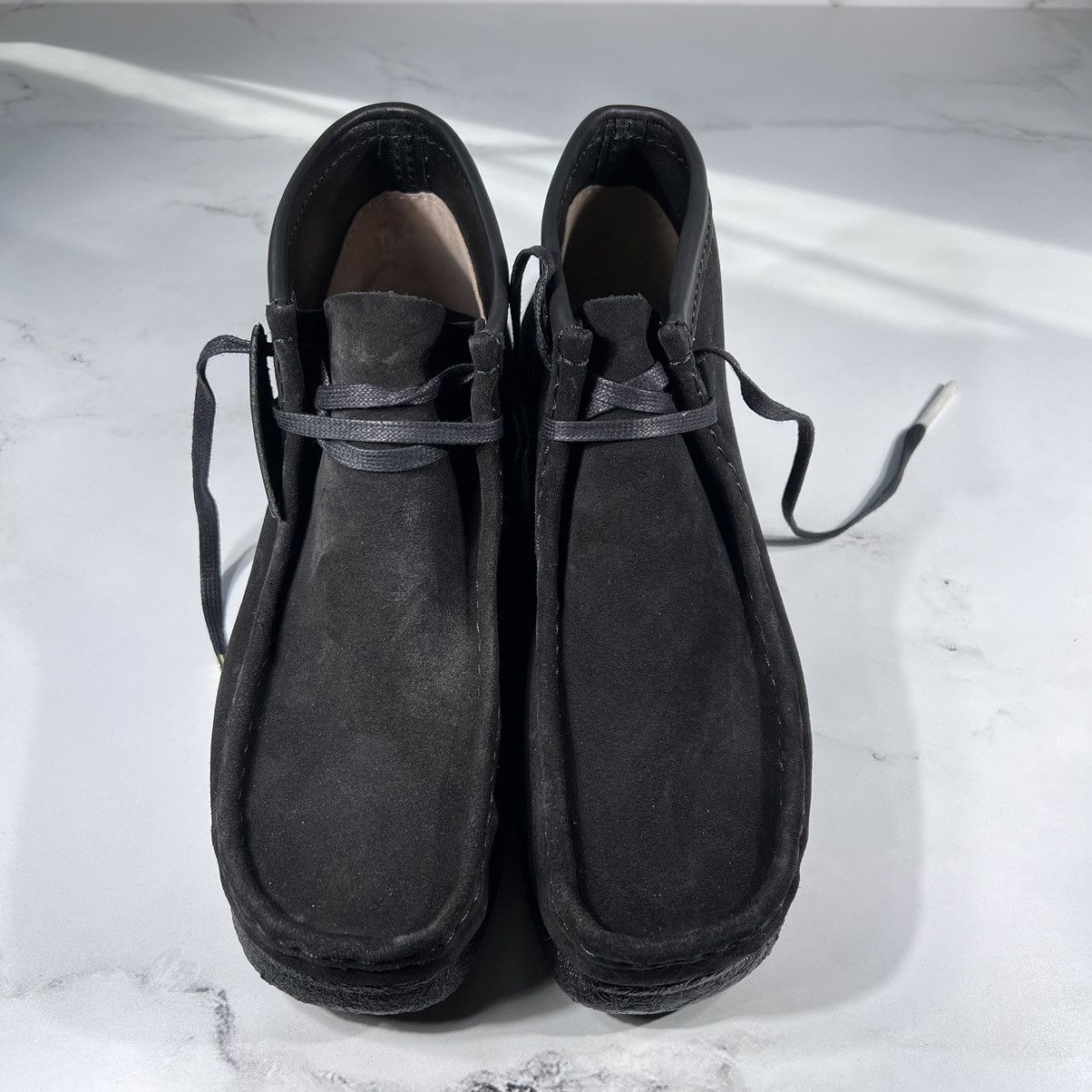 Clarks Clarks X Wu Wear Wallabee Black Suede Boots Size US 10.5 / EU 43-44 - 2 Thumbnail