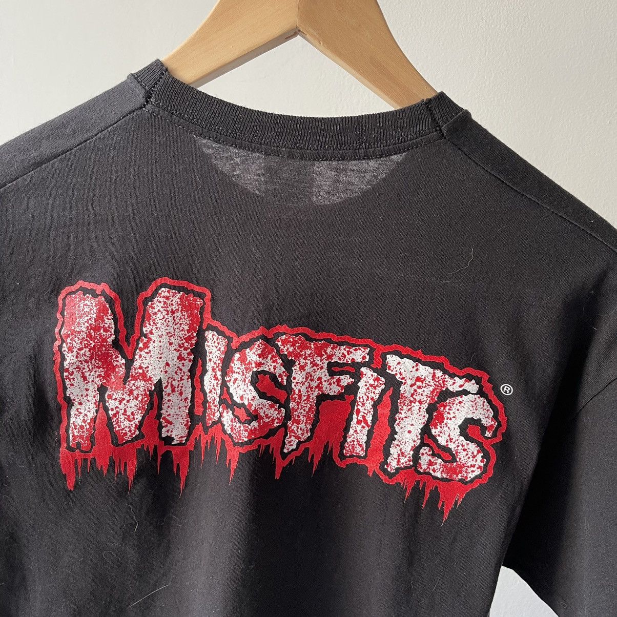 Vintage Misfits skull T-shirt double sided