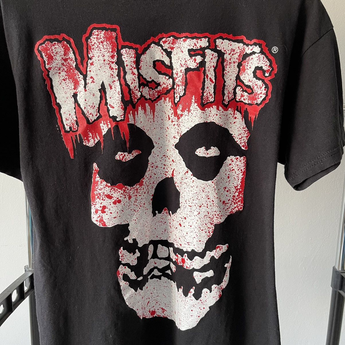 Vintage Misfits skull T-shirt double sided