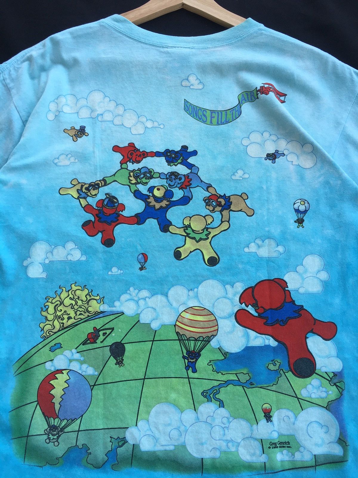 Grateful Dead Vintage Grateful Dead tie dye shirt liquid blue Size US M / EU 48-50 / 2 - 21 Thumbnail