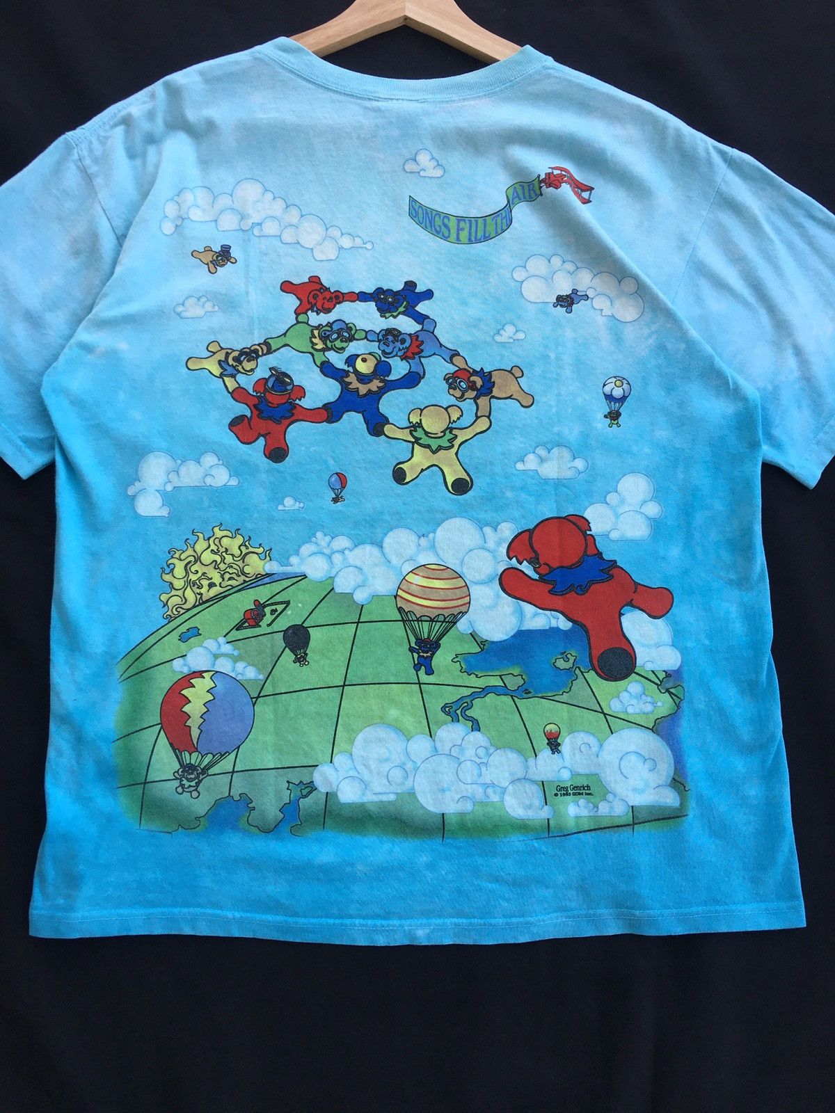 Grateful Dead Vintage Grateful Dead tie dye shirt liquid blue Size US M / EU 48-50 / 2 - 19 Thumbnail