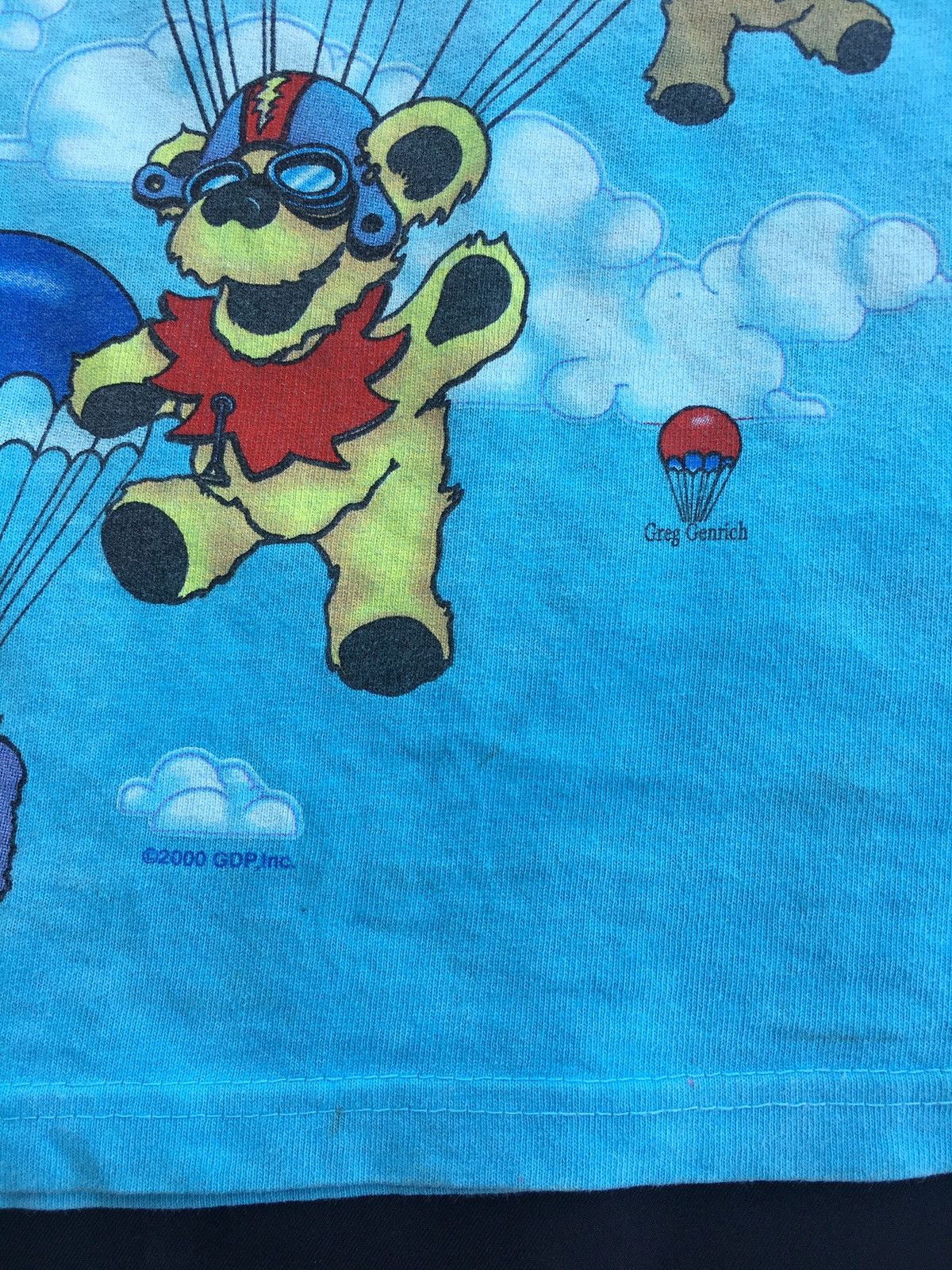 Grateful Dead Vintage Grateful Dead tie dye shirt liquid blue Size US M / EU 48-50 / 2 - 14 Thumbnail