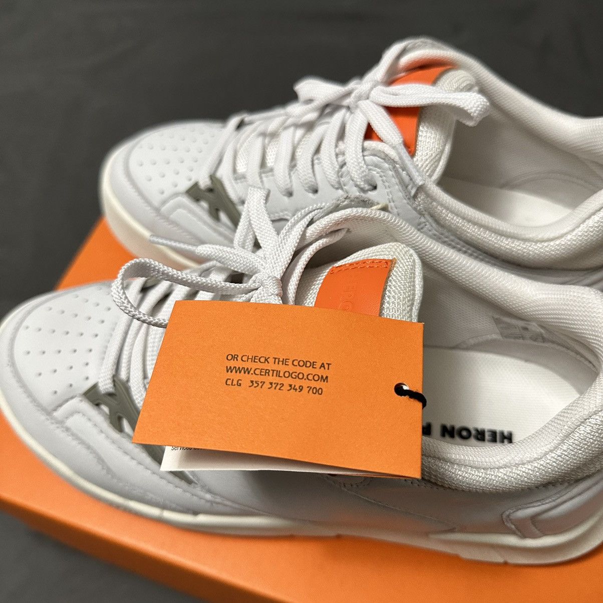 Heron Preston HERON PRESTON WHITE HI-TOP SNEAKERS Size US 8 / EU 41 - 15 Thumbnail