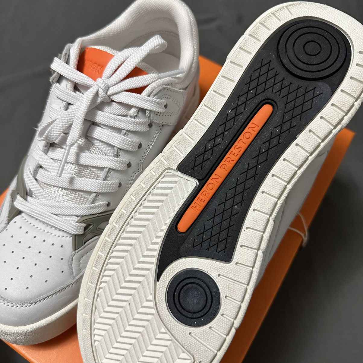 Heron Preston HERON PRESTON WHITE HI-TOP SNEAKERS Size US 8 / EU 41 - 9 Thumbnail
