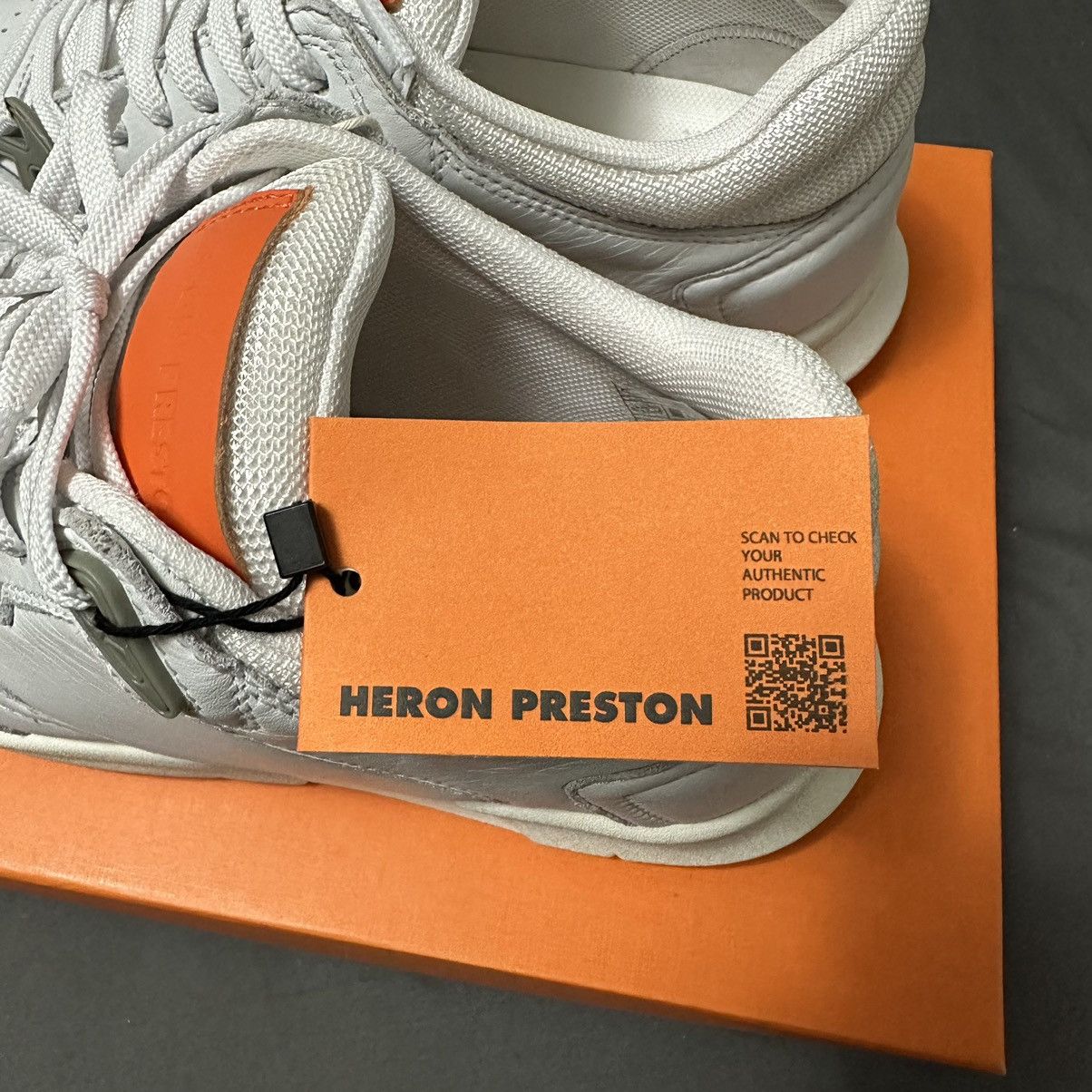 Heron Preston HERON PRESTON WHITE HI-TOP SNEAKERS Size US 8 / EU 41 - 13 Thumbnail