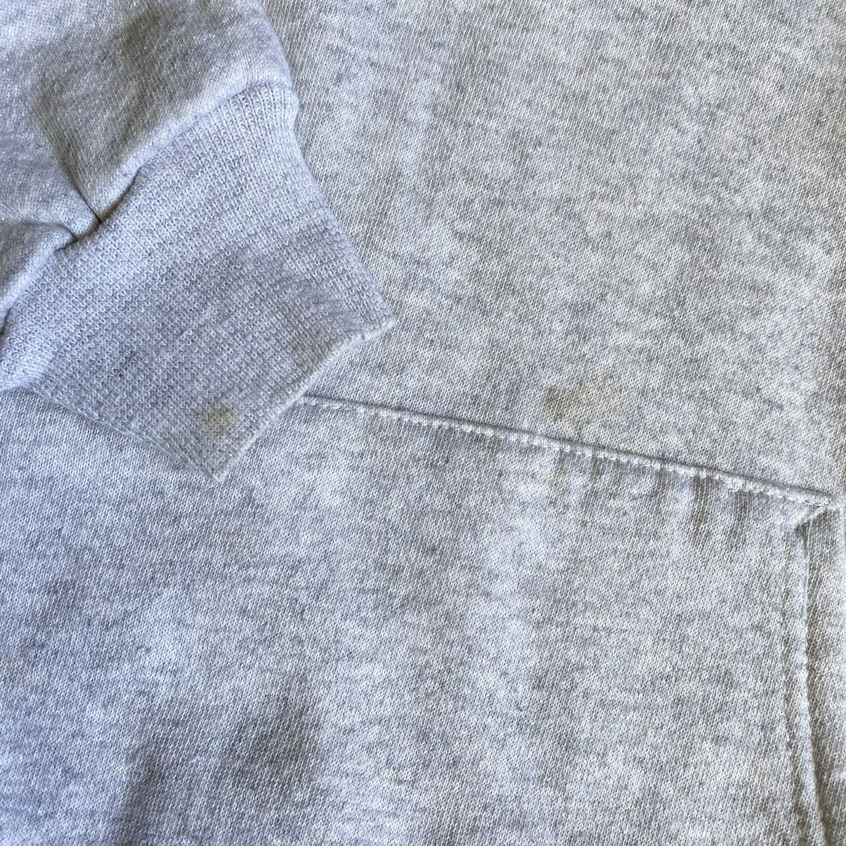 Vintage Vintage 90s Hanes Heather Grey Blank Pullover String Hoodie Size US XL / EU 56 / 4 - 4 Thumbnail